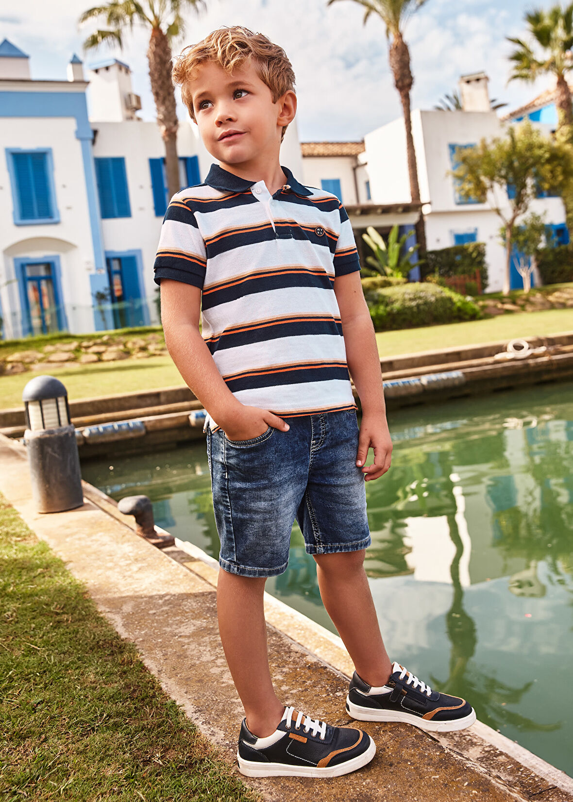 Mayoral erkek çocuk  denim bermuda 3232