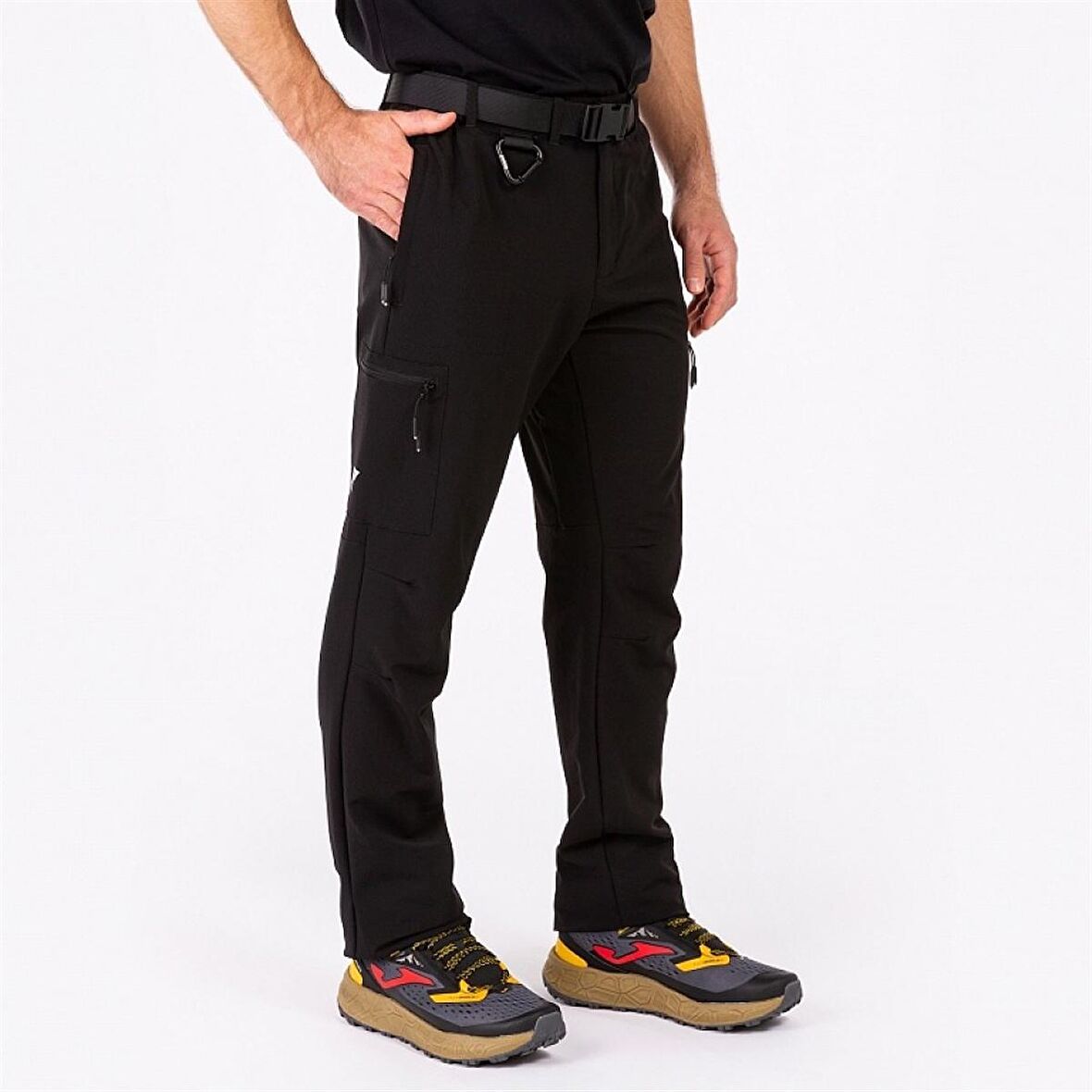 Joma Ultra Dayanıklı Kumaş - Erkek Siyah Outdoor Pantolon - 102176.100