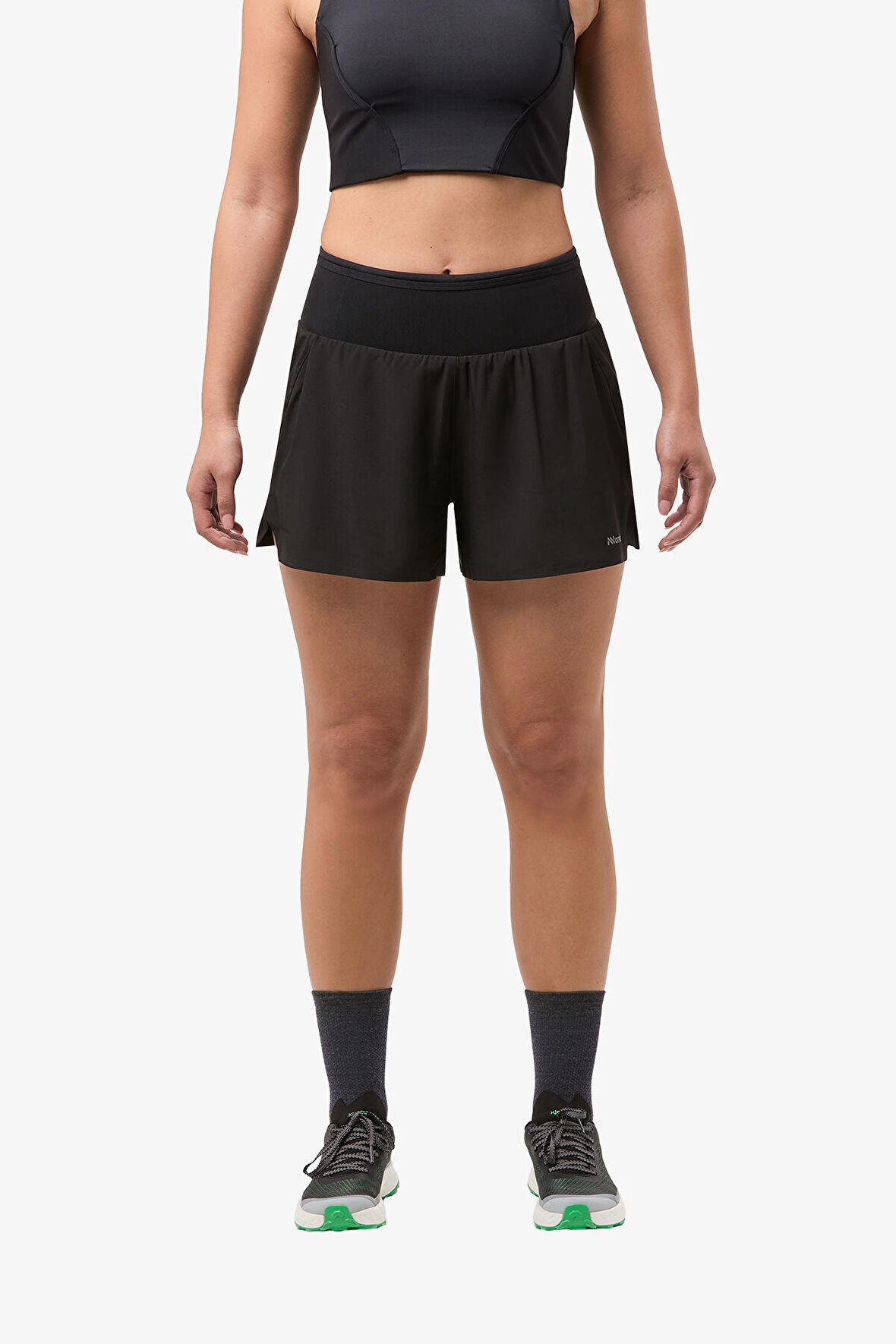 NNormal Race Shorts Kadın Siyah Yarış Şortu N1CWRS2-001