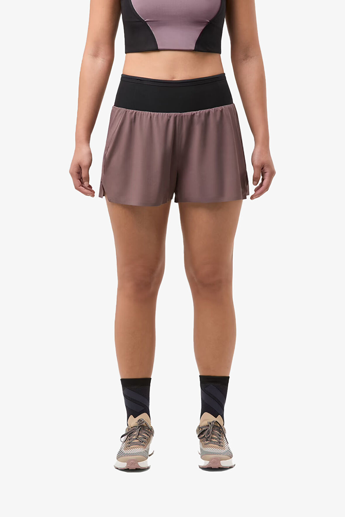 NNormal Race Shorts Kadın Mor Şort N1CWRS2-002