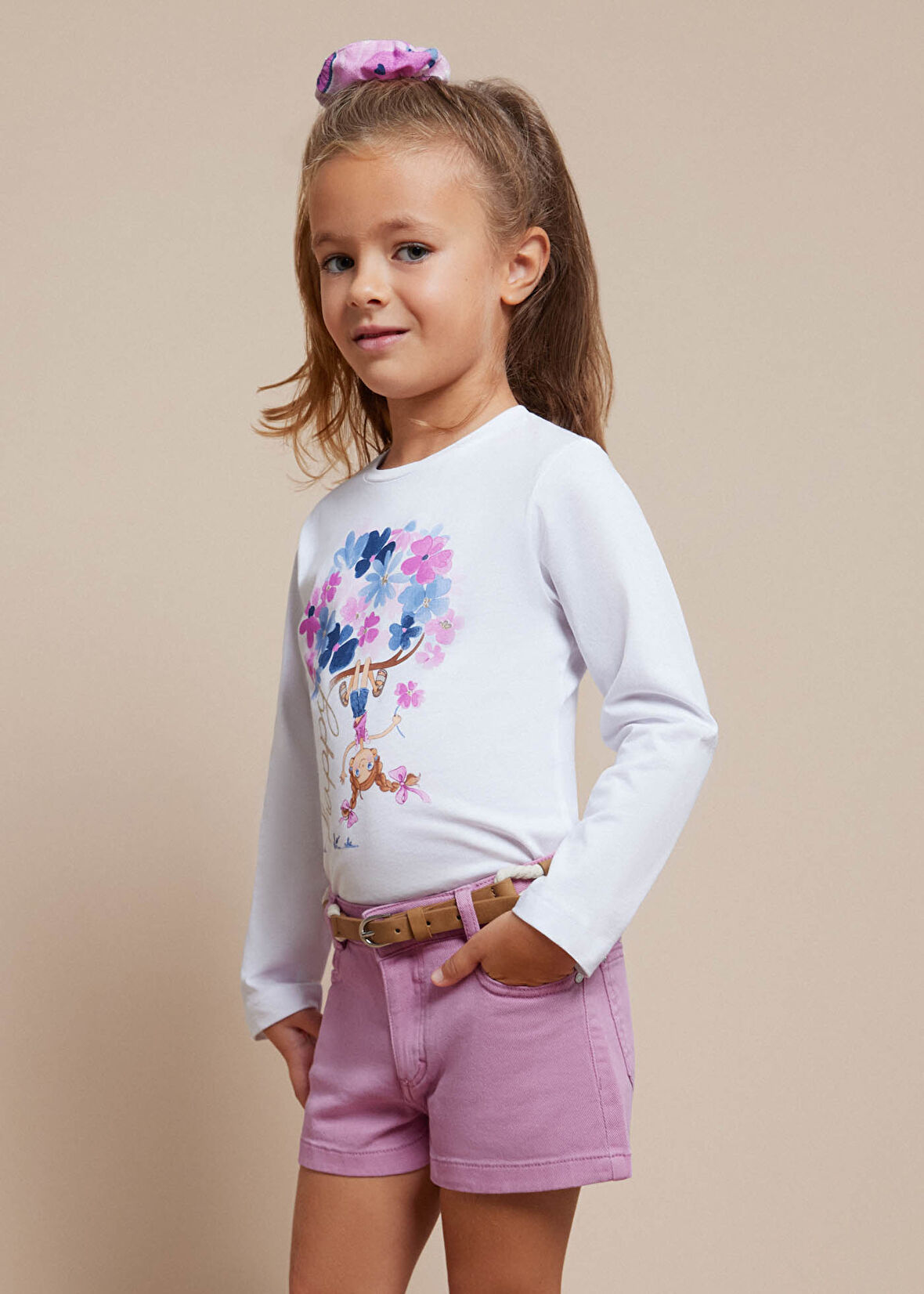 Kız Çocuk Şort-Pembe | 4 YAŞ