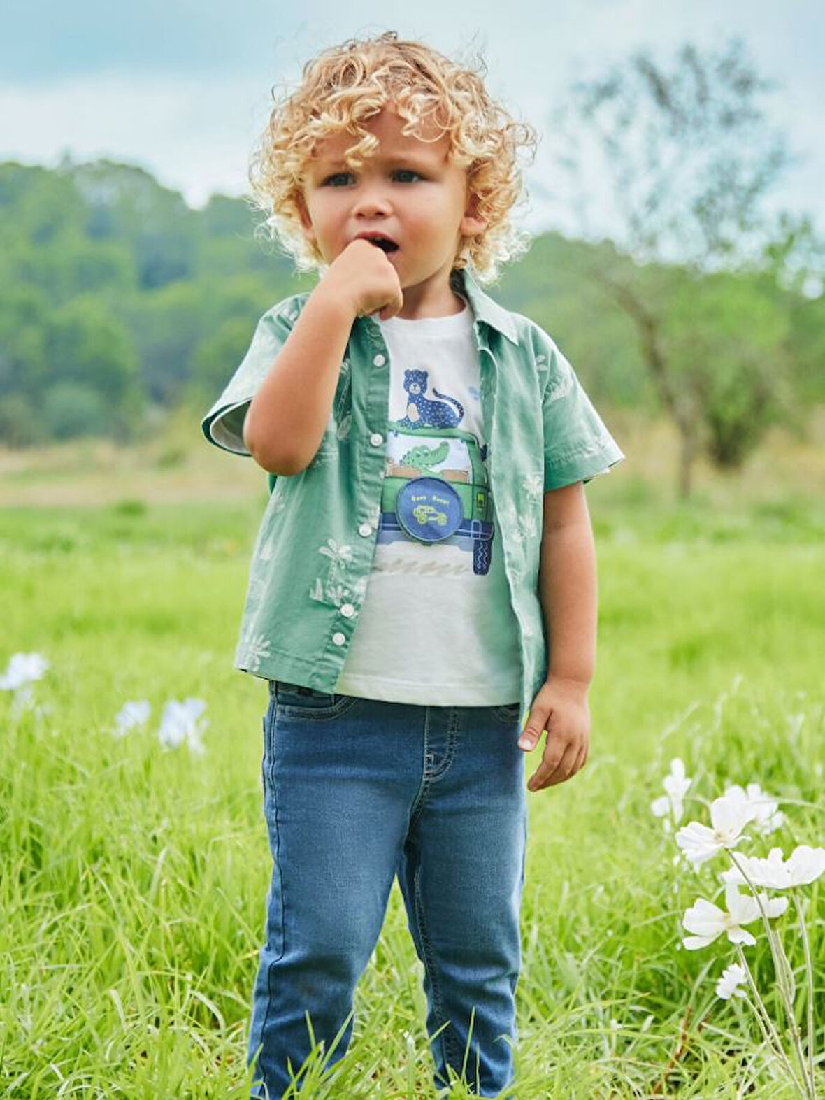 Mayoral erkek bebek denim pantolon 1548 