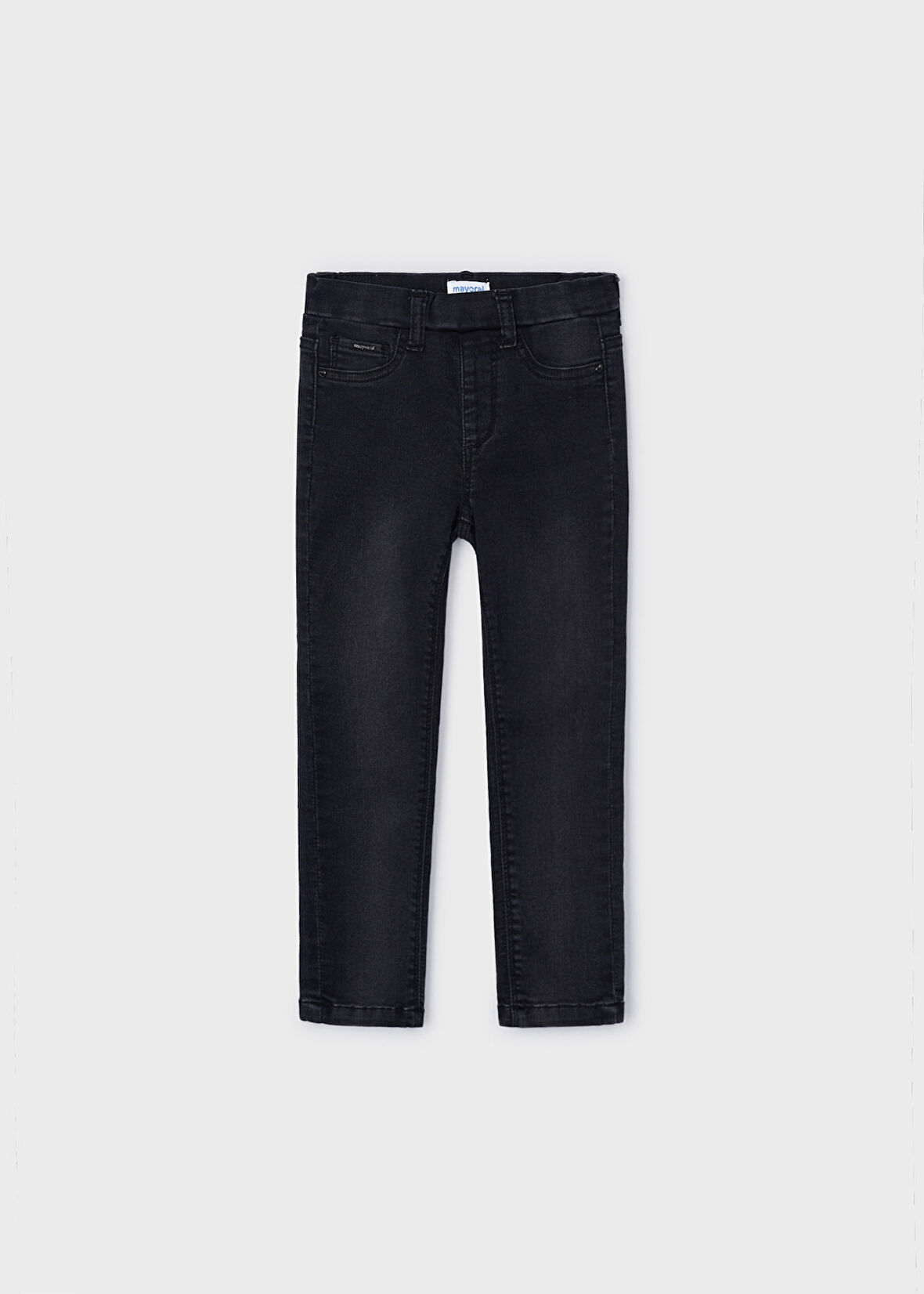 Kız Çocuk Denim Pantolon - Siyah | 7 YAŞ