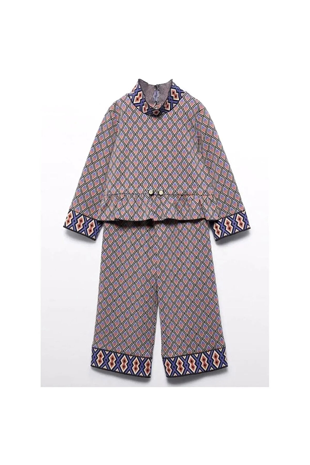 Abel&Lula Kız Çocuk Jakarlı Alt Üst Takım 5727