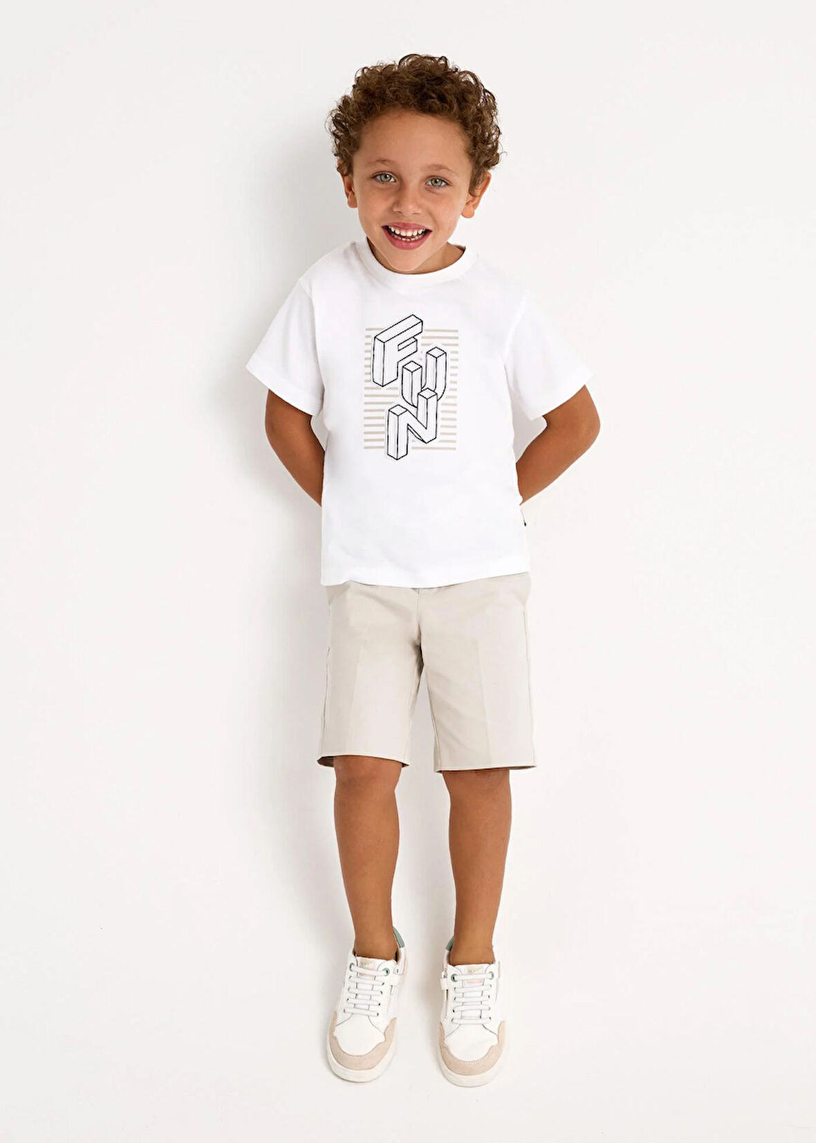 Mayoral Erkek Çocuk Baskılı Tshirt