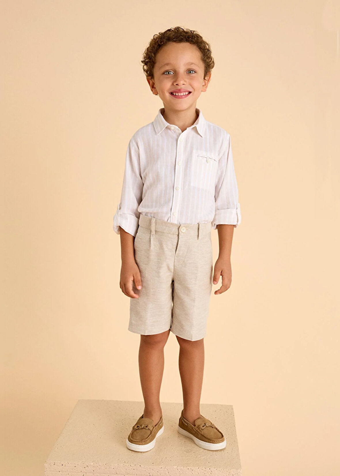 Mayoral Erkek Çocuk Keten Şort