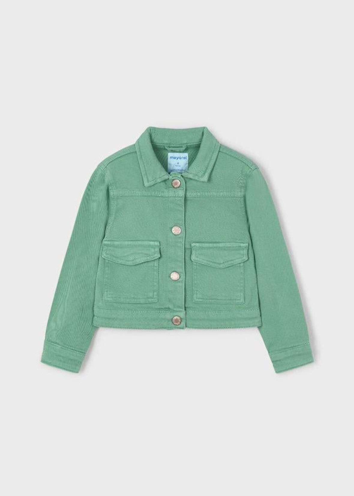 Mayoral Kız Çocuk Twill Ceket 4-8 Yaş Yeşil