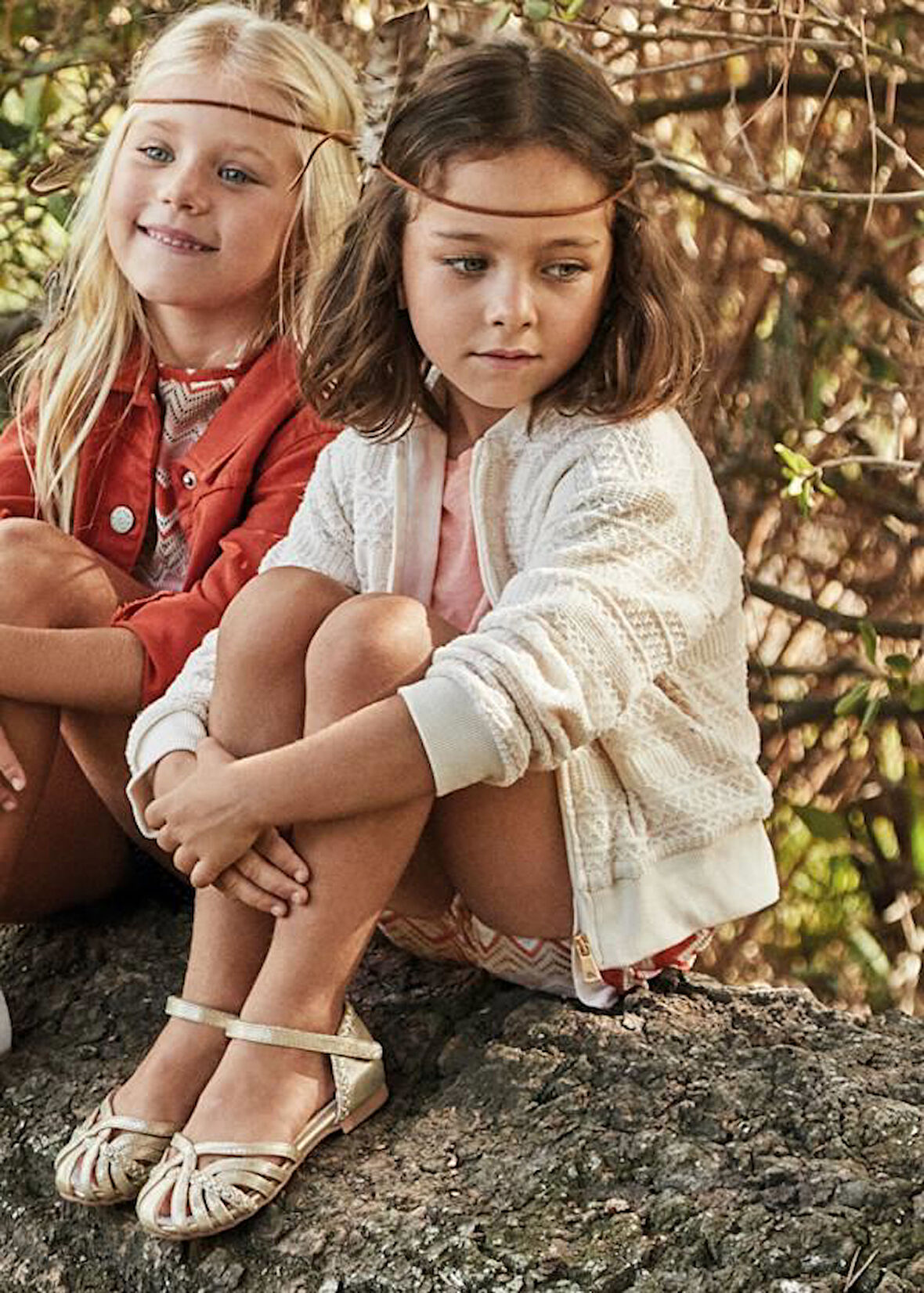 Mayoral Kız Çocuk Tığ İşi Ceket 4-8 Yaş Kemik