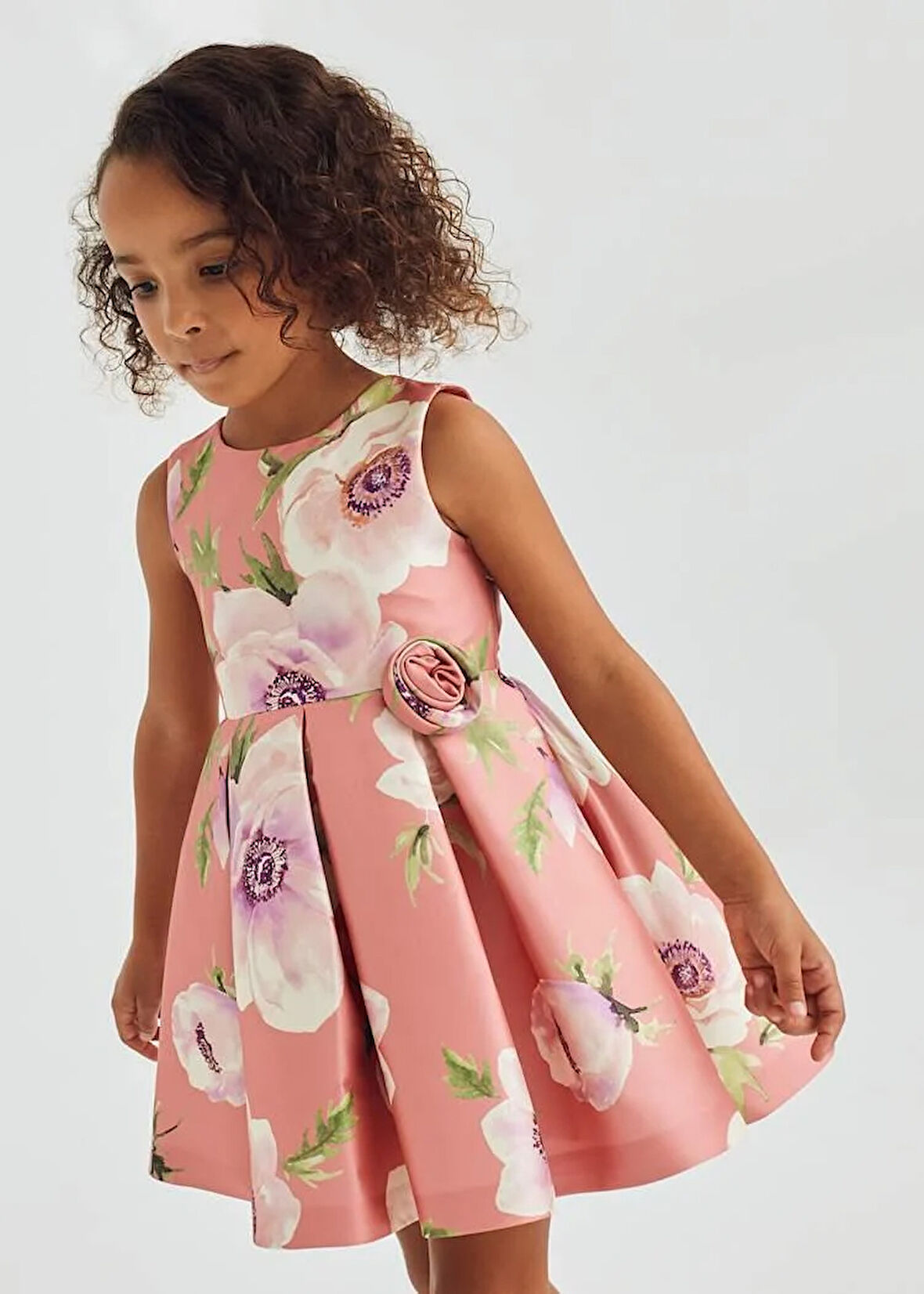 Mayoral Abel&Lula Kız Çocuk Baskılı Tafta Elbise