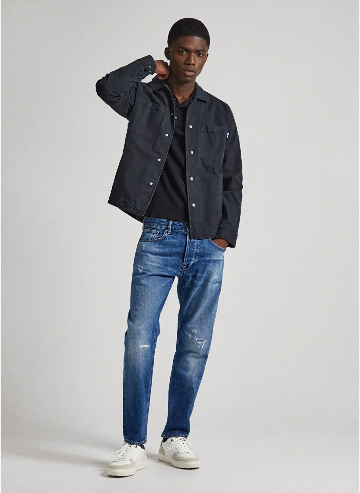 Pepe Jeans Normal Bel Tapered Fit Erkek Denim Pantolon PM207392RG9-000 TAPERED JEANS