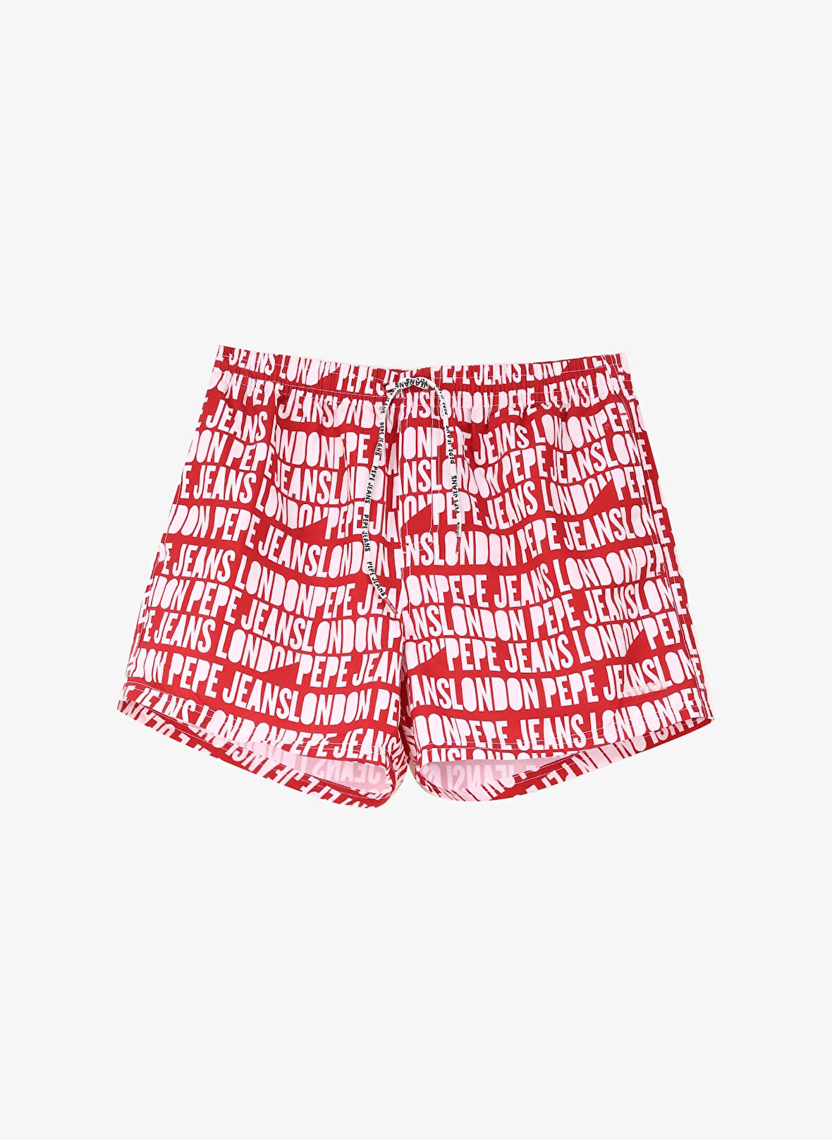 Pepe Jeans Kırmızı Erkek Şort Mayo PMB10384 257 AO LOGO SWIMSHORT