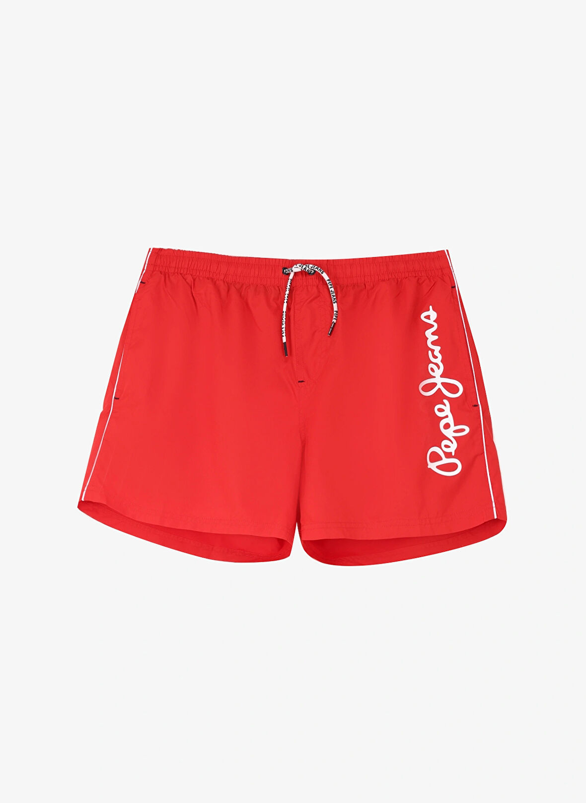 Pepe Jeans Kırmızı Erkek Şort Mayo PMB10393 257 LOGO SWIMSHORT