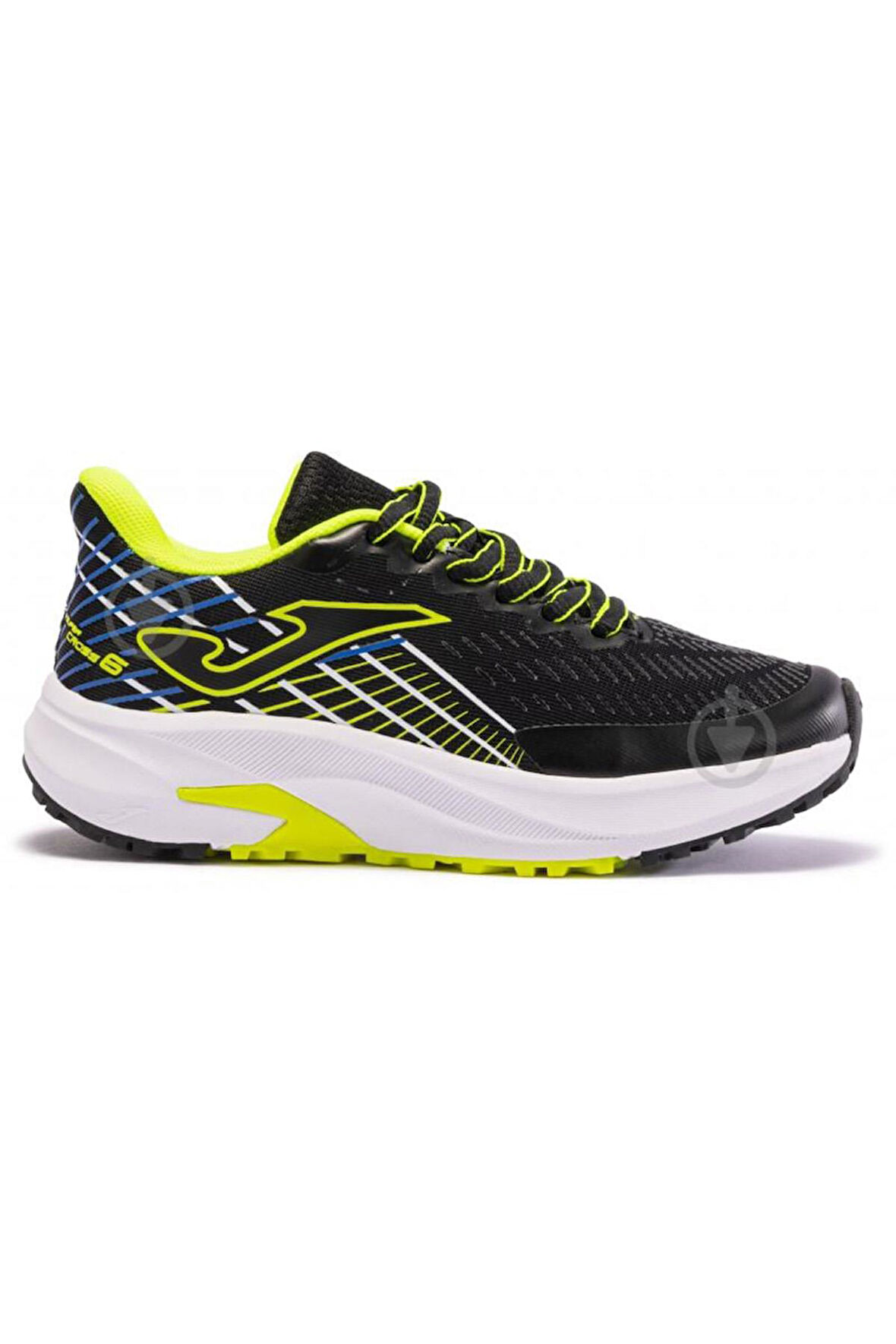 Joma Süper Cross JR 2401 JCROSS2401V Siyah Sarı Çocuk Günlük Spor Ayakkabısı