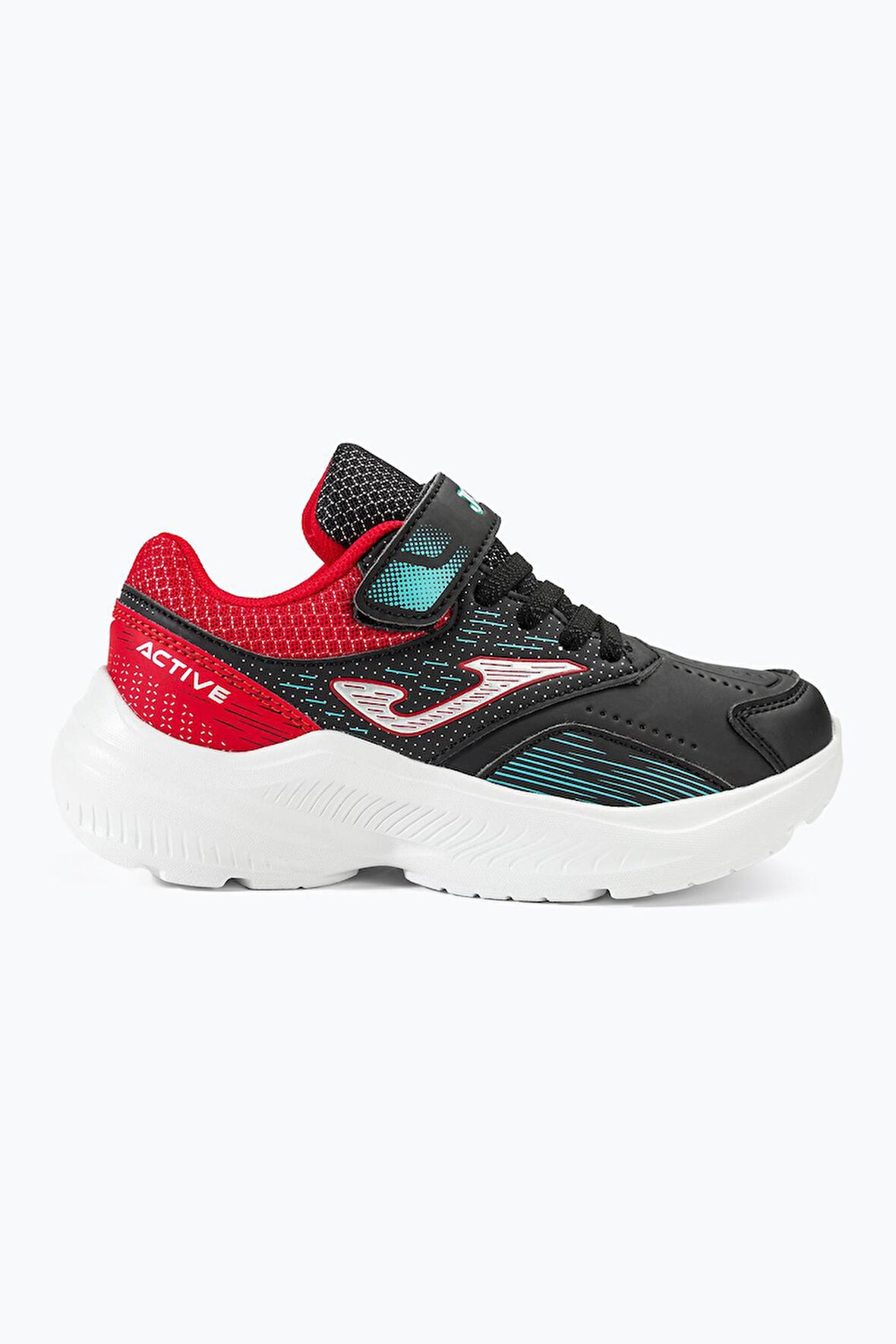 Joma Active JR 2401 JACTIW2401V Siyah Kırmızı Çocuk Günlük Spor Ayakkabı