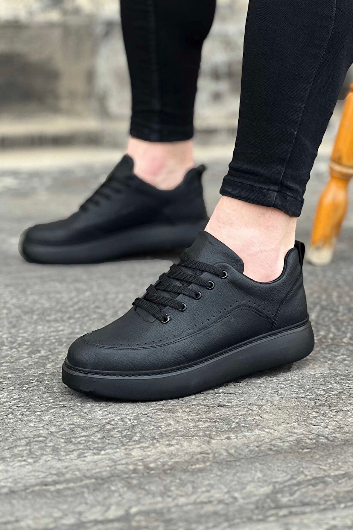 Terzi Bey Tb162 Kömür Ortopedik Taban Erkek Casual Ayakkabı