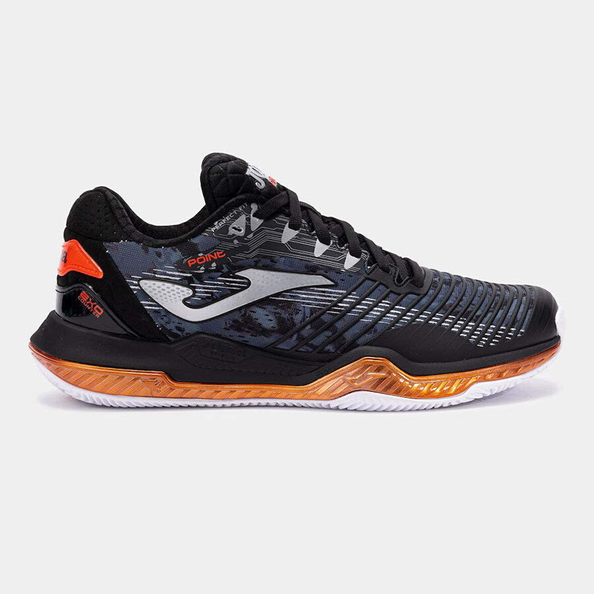 Joma Point Erkek 2501 Siyah Toprak Kort Tenis Ayakkabısı