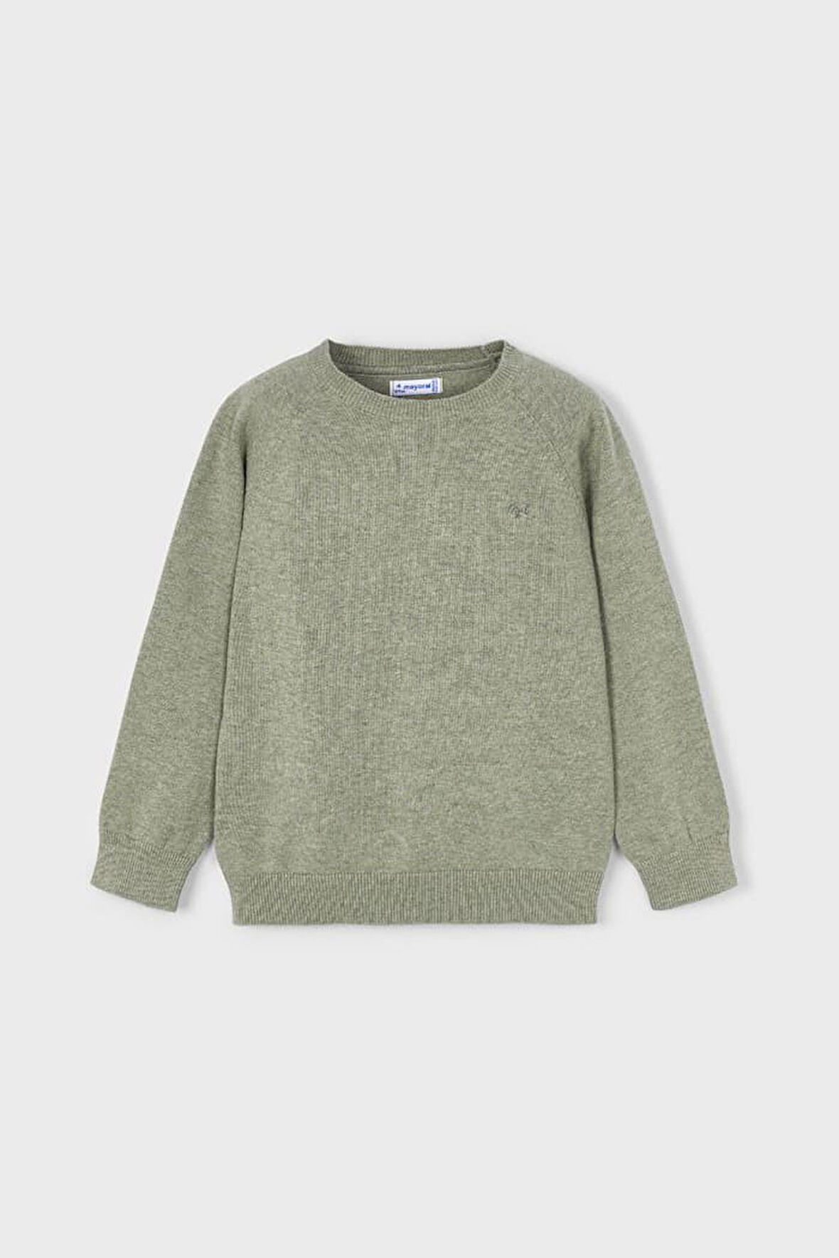 Erkek Çocuk Reglan Kollu Basic Triko Kazak - Yeşil | 3 Yaş