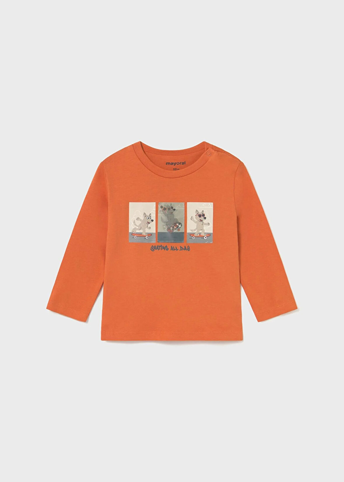 Mayoral Erkek Bebek Baskılı Sweatshirt