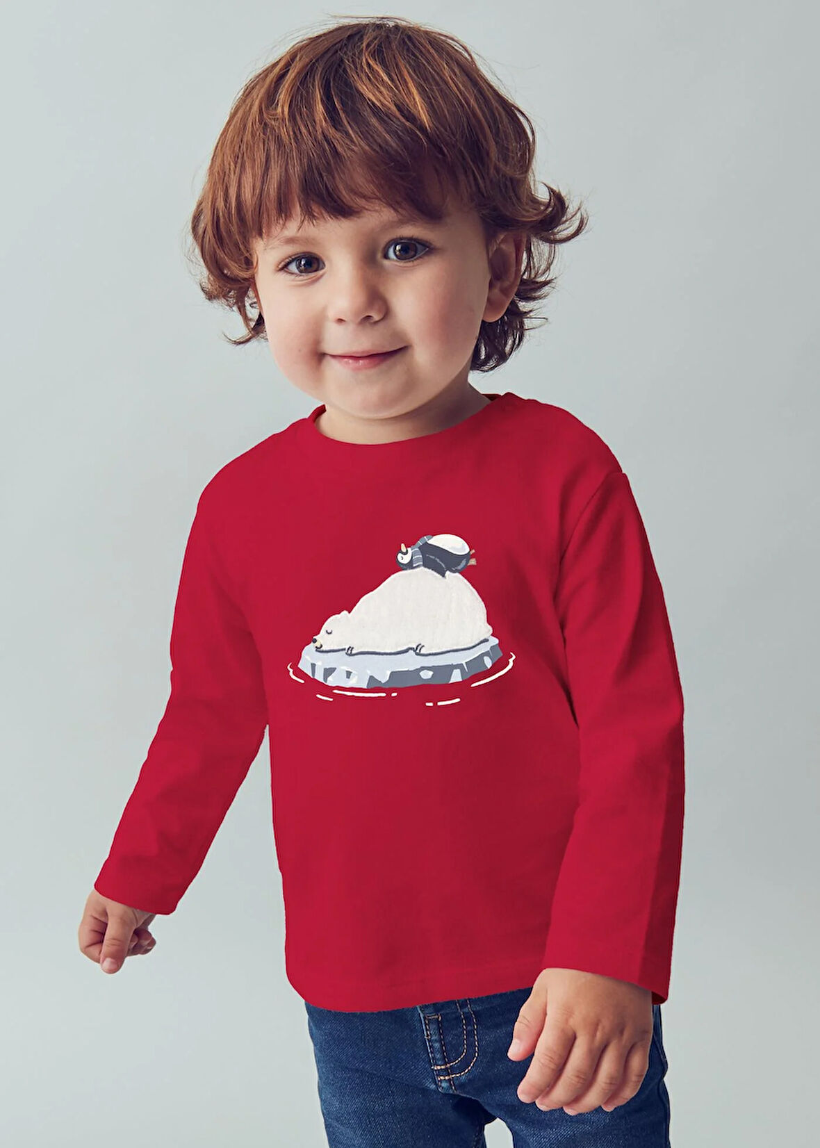 Mayoral Erkek Bebek Baskılı Sweatshirt