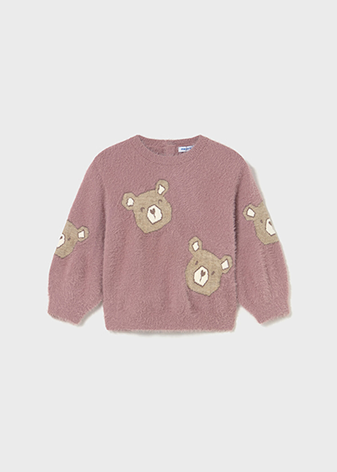 Mayoral Pembe Kız Bebek Kürklü Kazak 2356