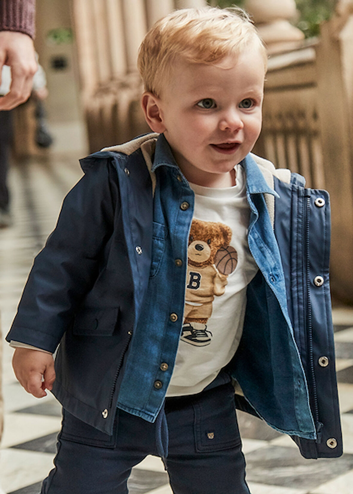 Mayoral Erkek Bebek Mavi Rüzgarlık 2429