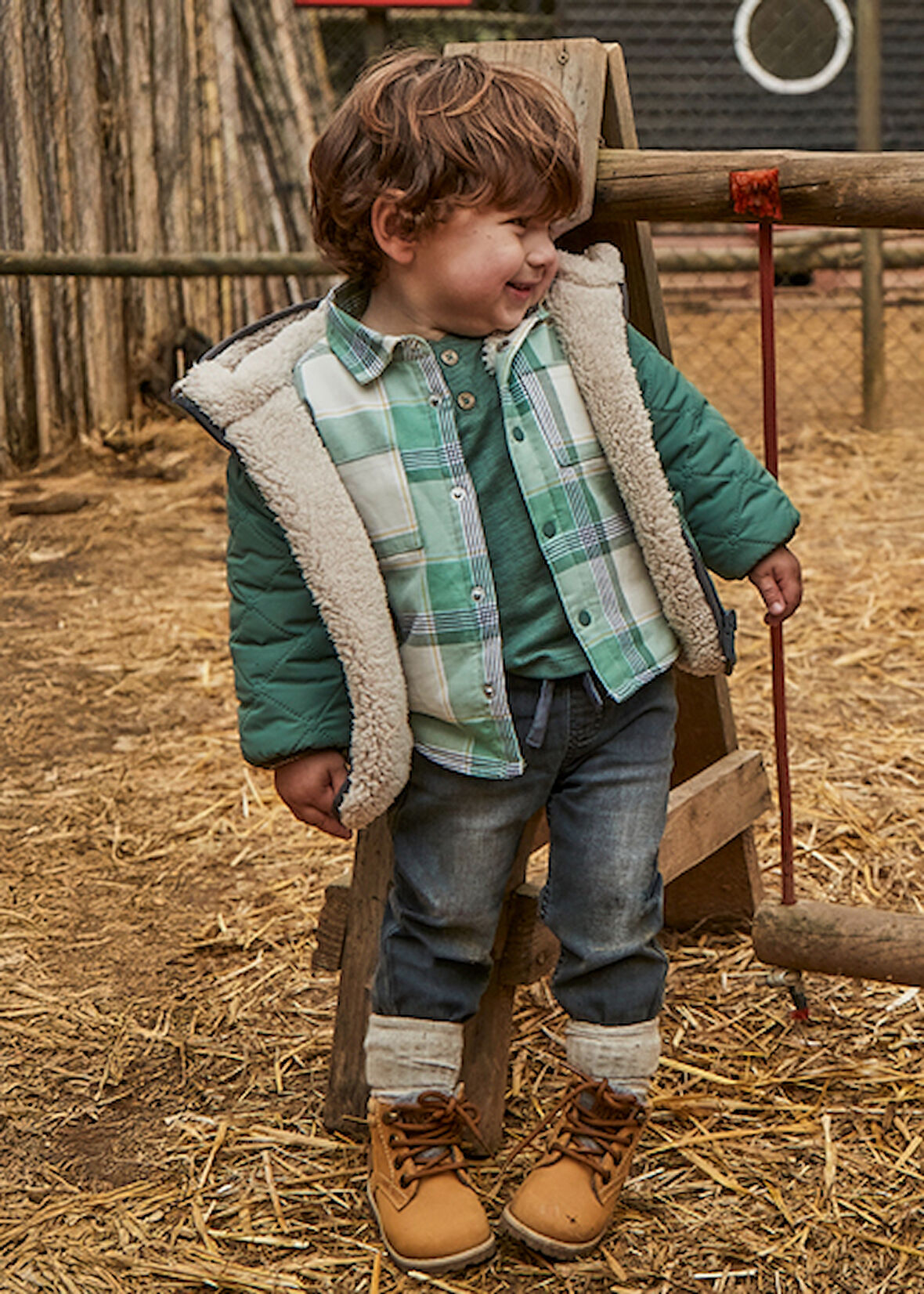 Mayoral Gri Erkek Bebek Jean Jogger 2508