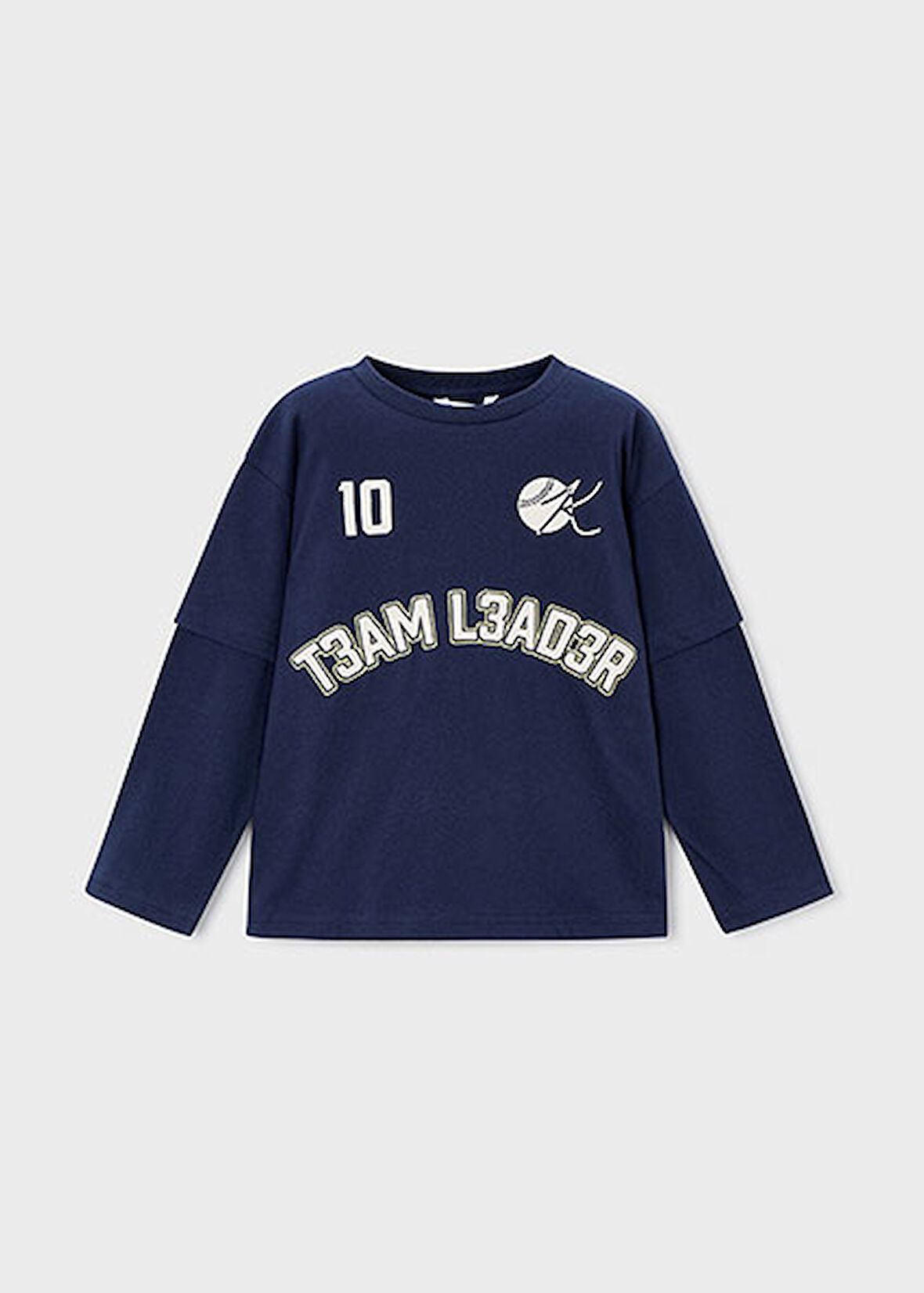 Mayoral Mavi Erkek Çocuk Çift Kollu Sweatshirt 4075