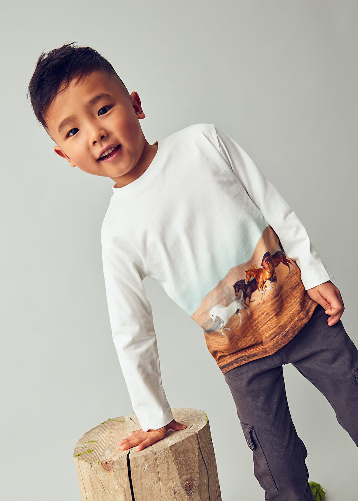 Mayoral Erkek Çocuk Baskılı Sweatshirt