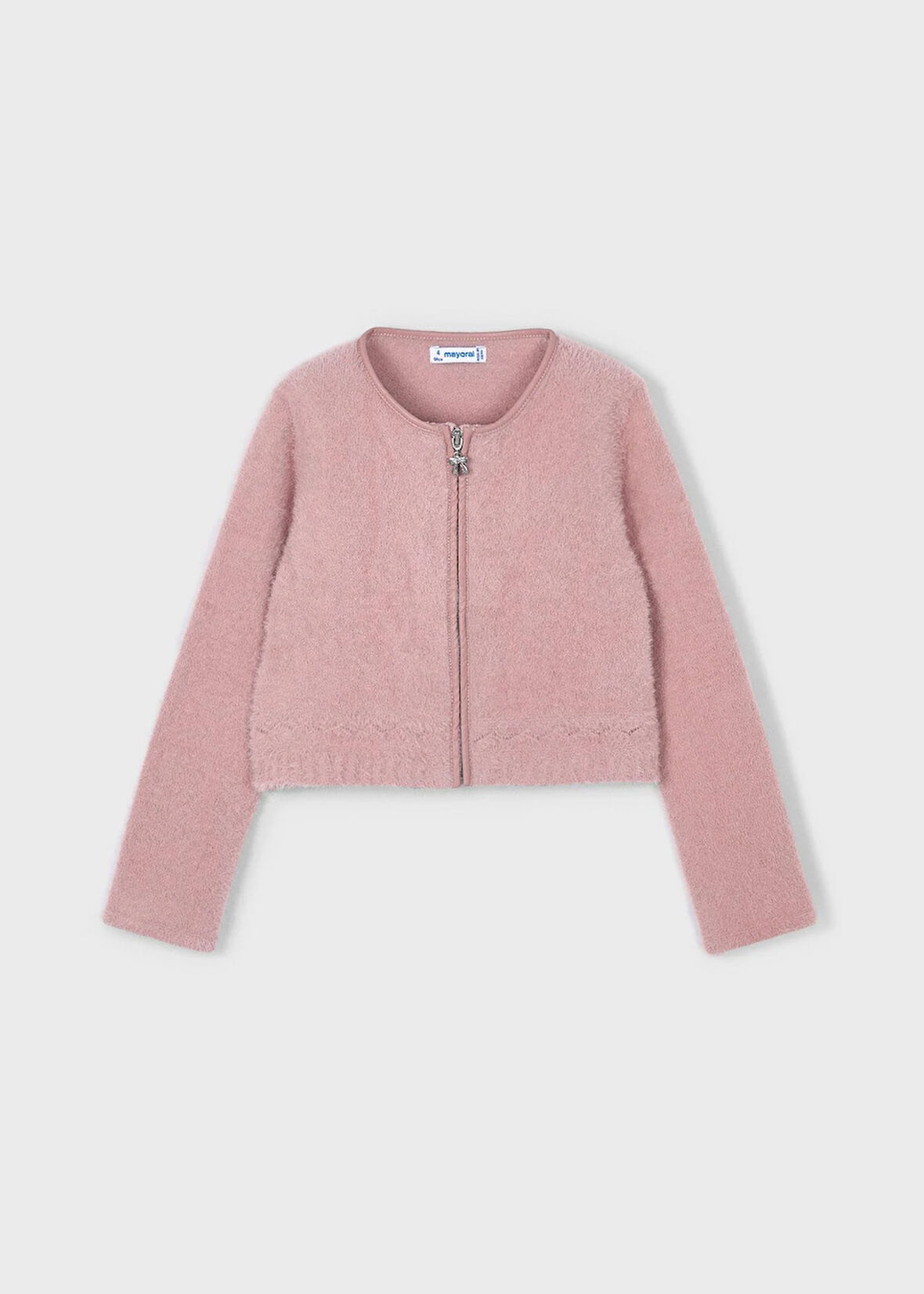 Mayoral Kız Çocuk Fermuarlı Peluş Hırka