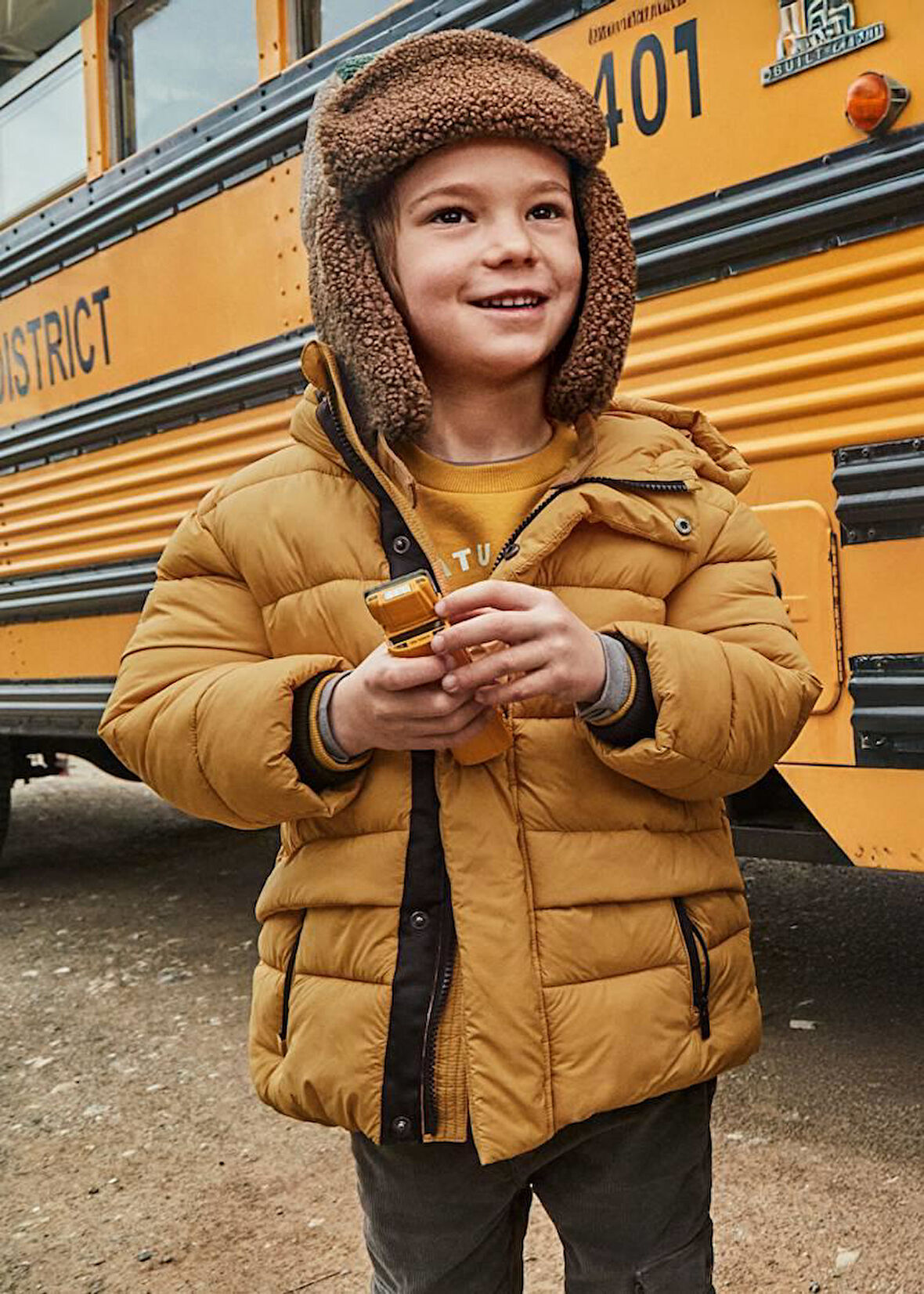 Mayoral Erkek Çocuk Mont 4-8 Yaş Sarı