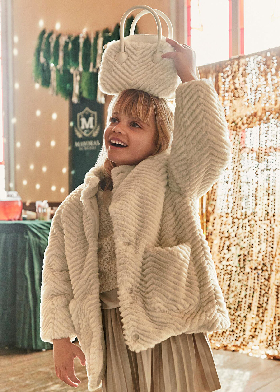 Mayoral Kız Çocuk Peluş Mont