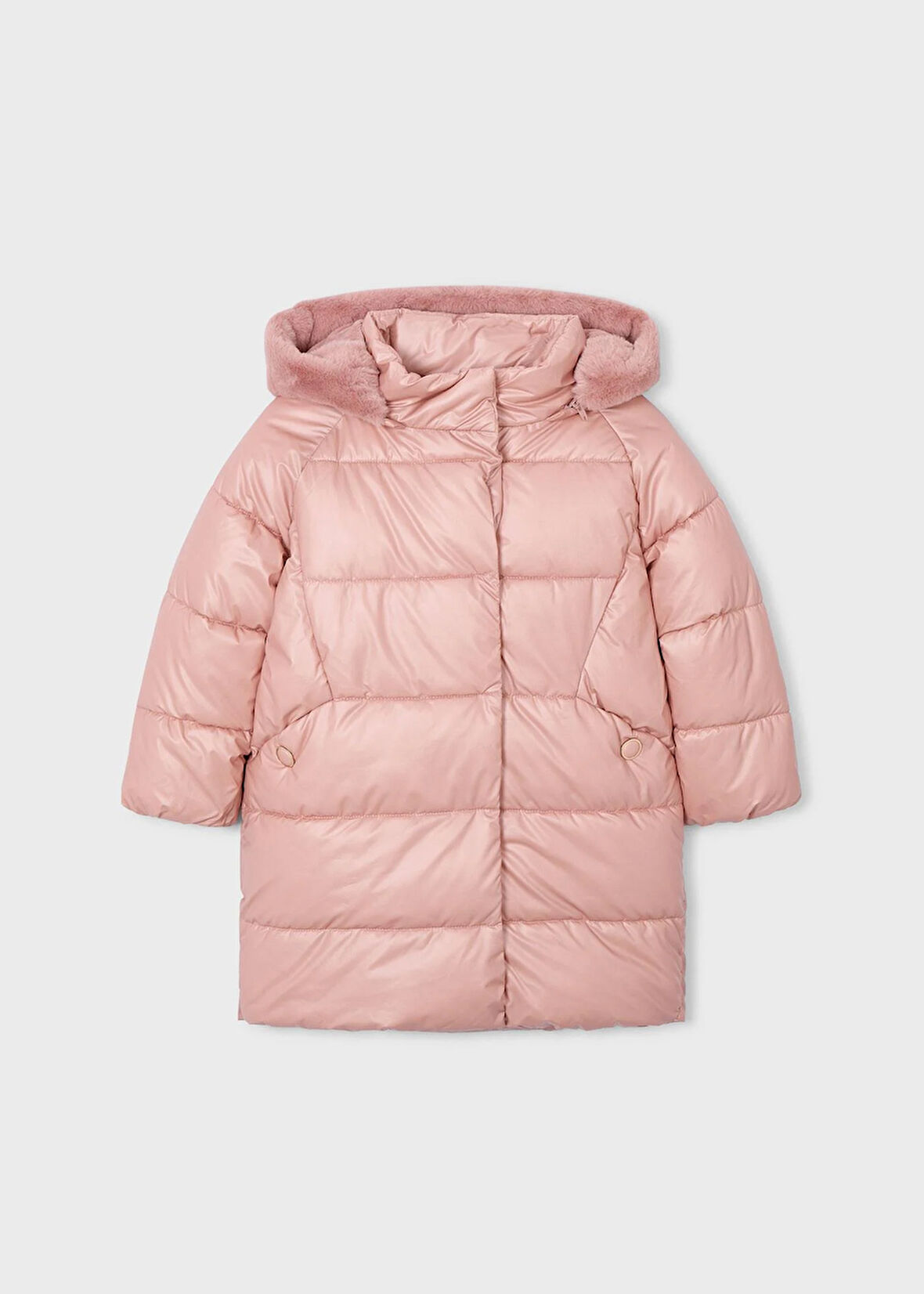 Mayoral Kız Çocuk Sıcak Astarlı Uzun Şişme Mont