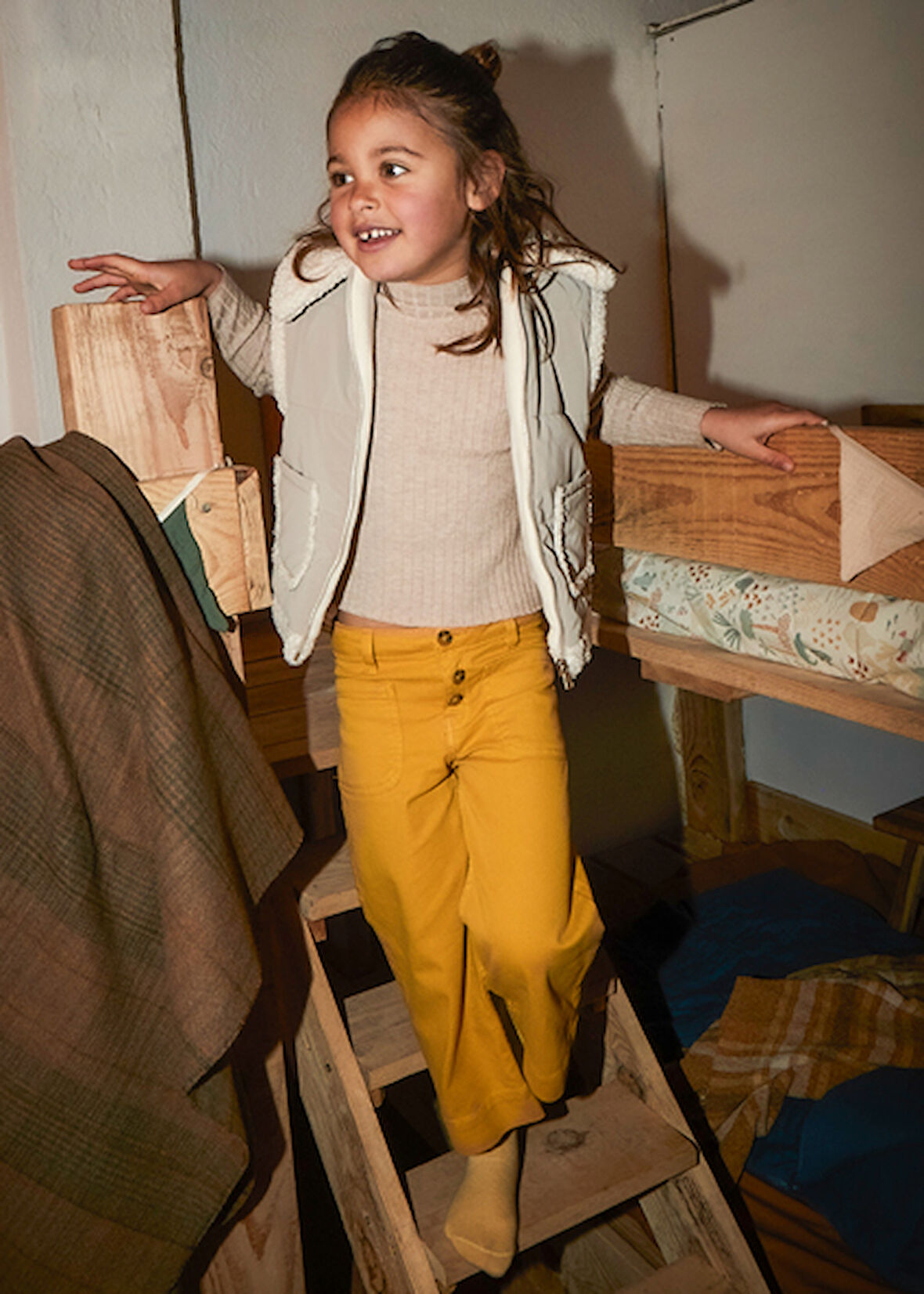 Mayoral Sarı Kız Çocuk Pantolon 4576