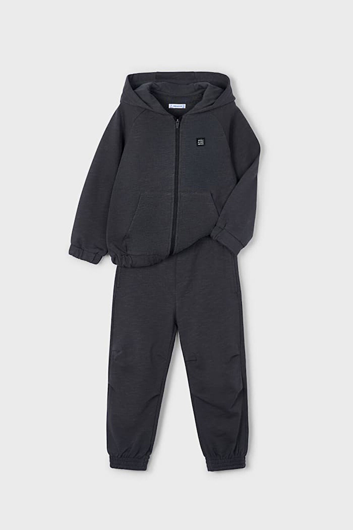 Erkek Çocuk Kapüşonlu Eşofman Takımı - Antrasit | 10 Yaş