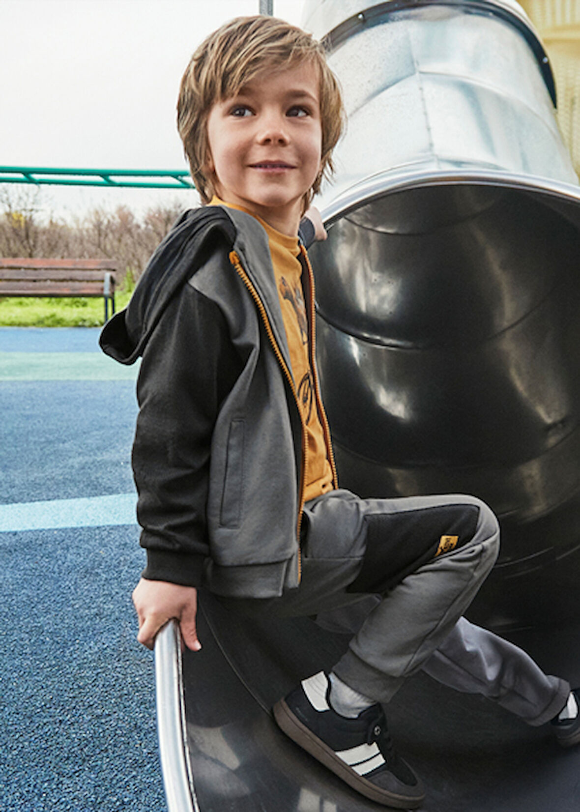 Mayoral Gri Erkek Çocuk 2 Altlı Eşofman Takımı 4808