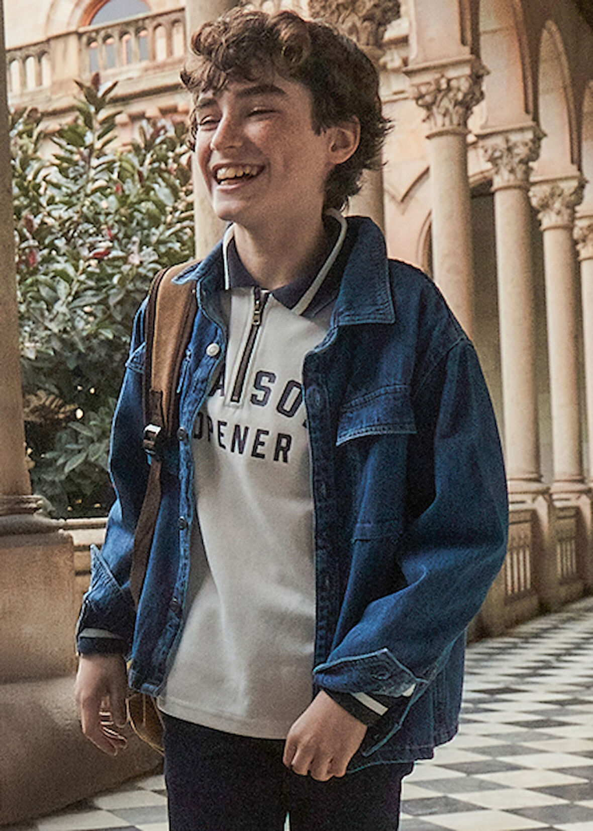 Mayoral Mavi Erkek Çocuk Kot Gömlek 7105