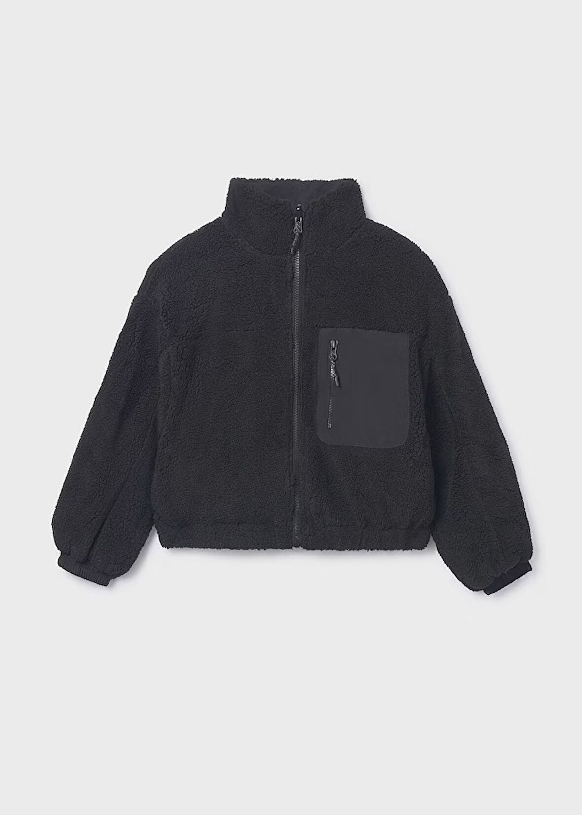 Mayoral Siyah Kız Çocuk Çift Taraflı Mont 7435