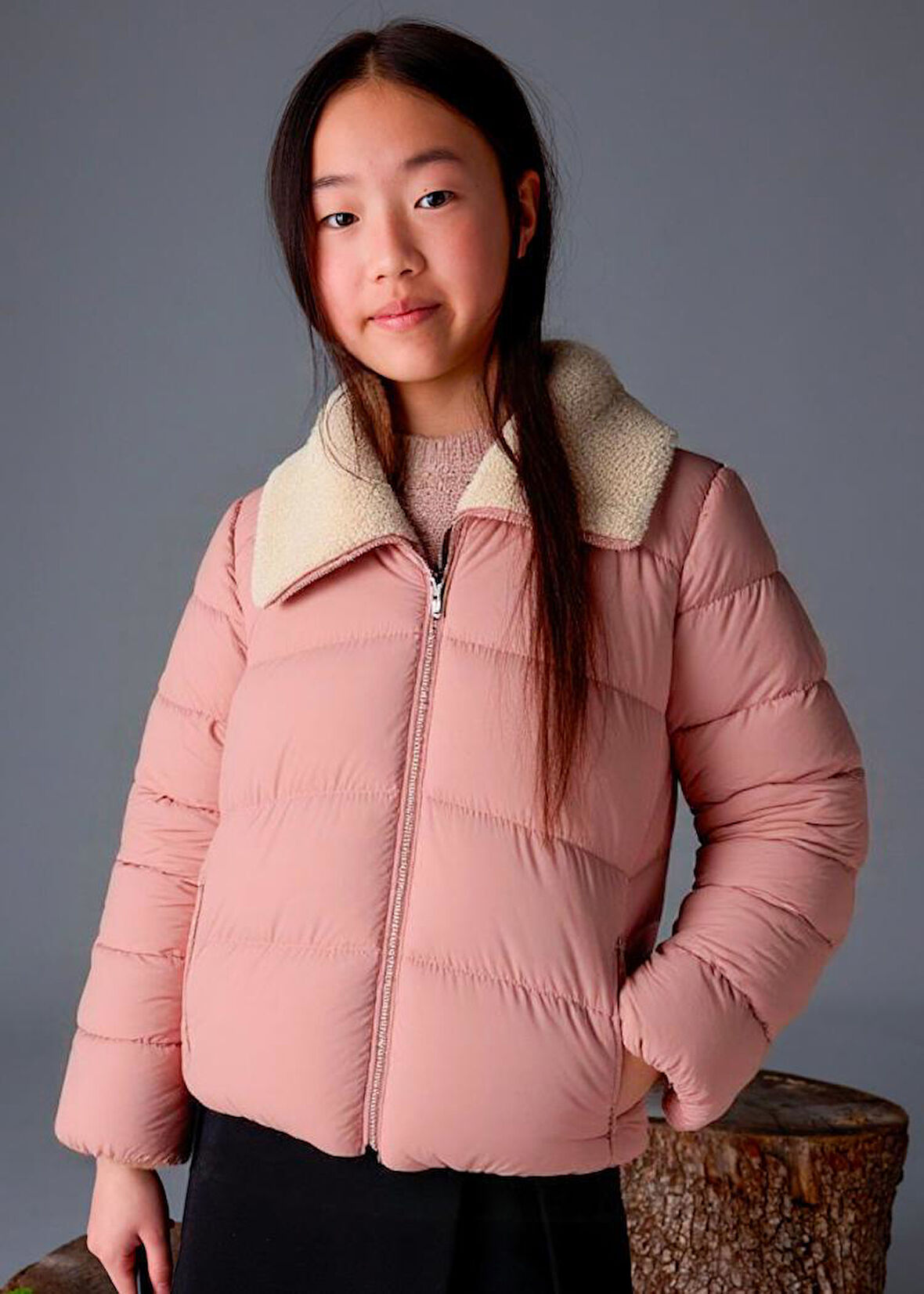 Mayoral Kız Çocuk Mont 10-14 Yaş Pembe