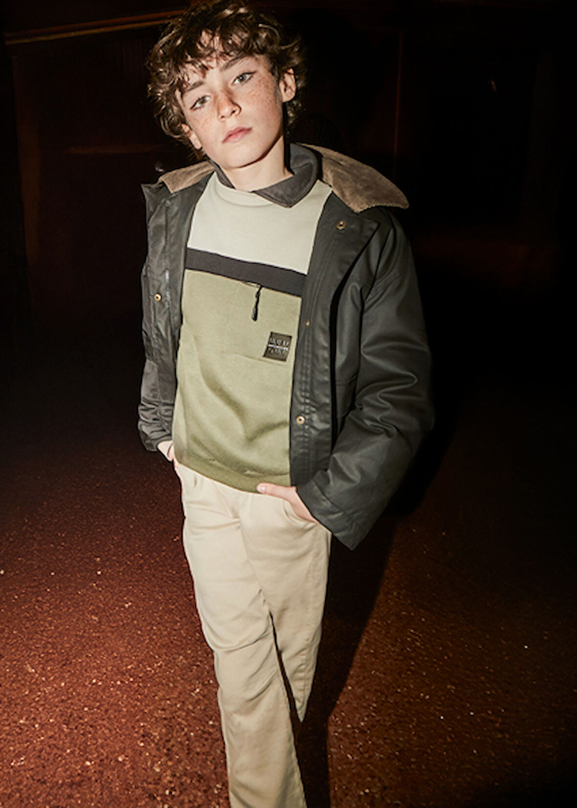 Mayoral Erkek Çocuk Bej Jogger Pantolon 7563