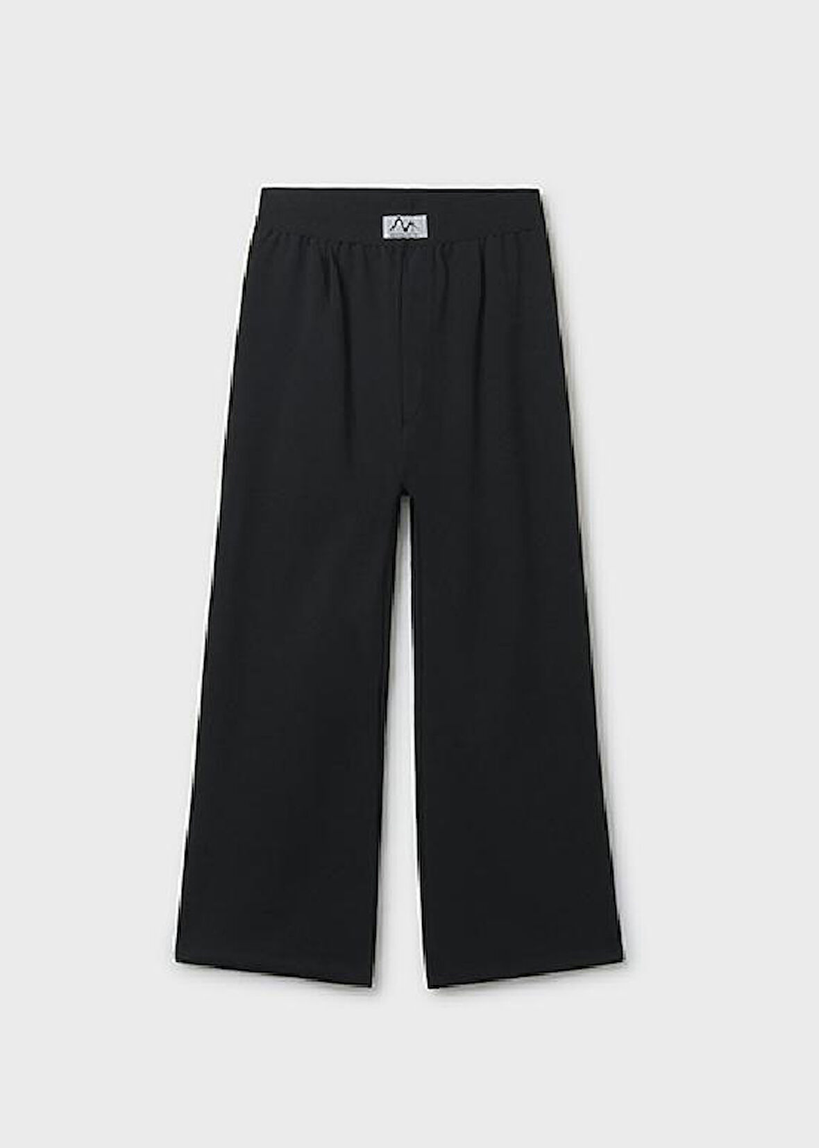 Mayoral Siyah Kız Çocuk Beli Lastikli Geniş Paça Pantolon 7577