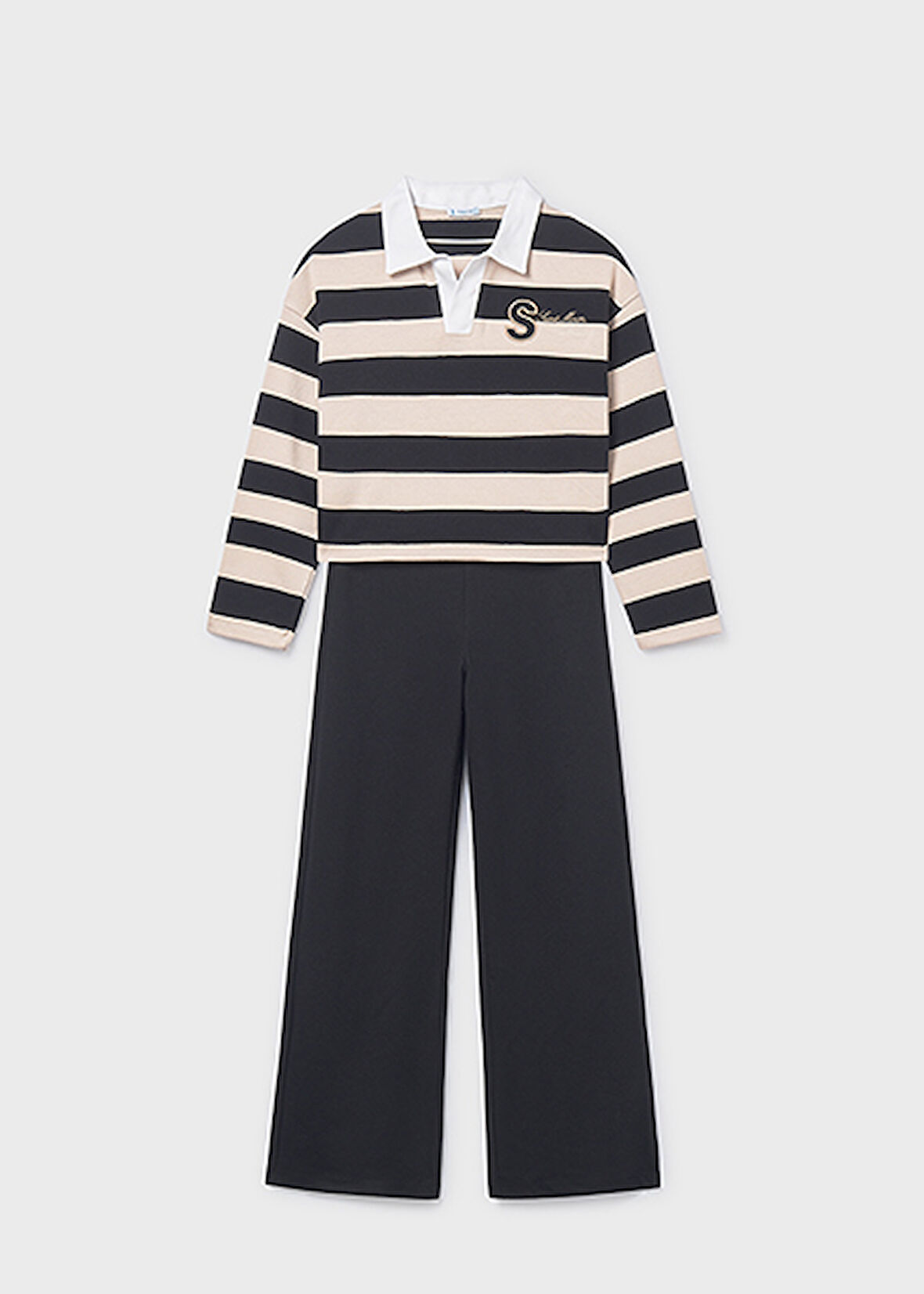 Mayoral Kız Çocuk Polo Tişört ve Pantolon Takım 7584