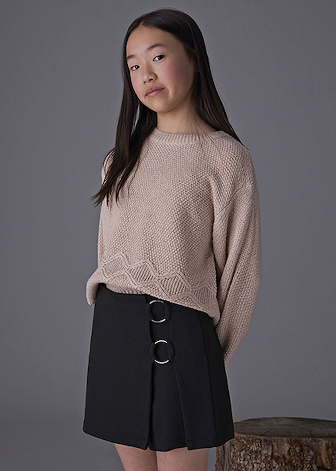 Mayoral Siyah Kız Çocuk Şort Etek 7907