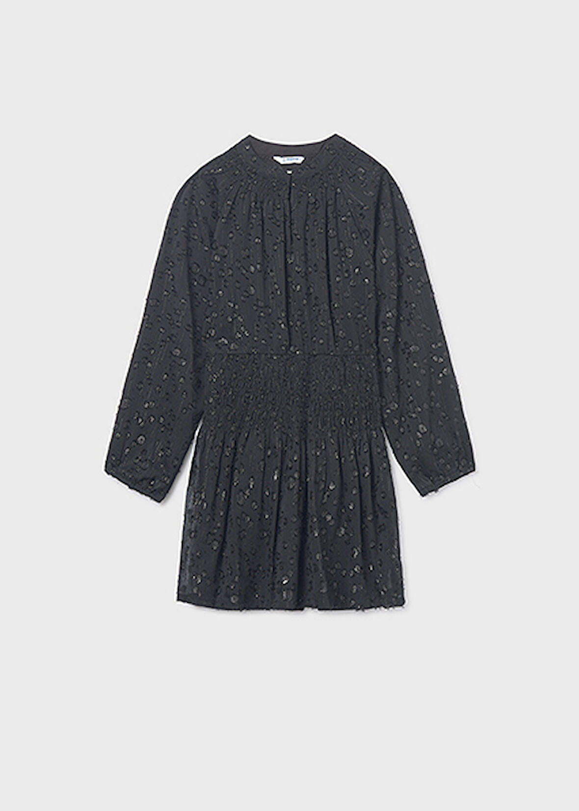 Mayoral Siyah Kız Çocuk Şifon Elbise 7909