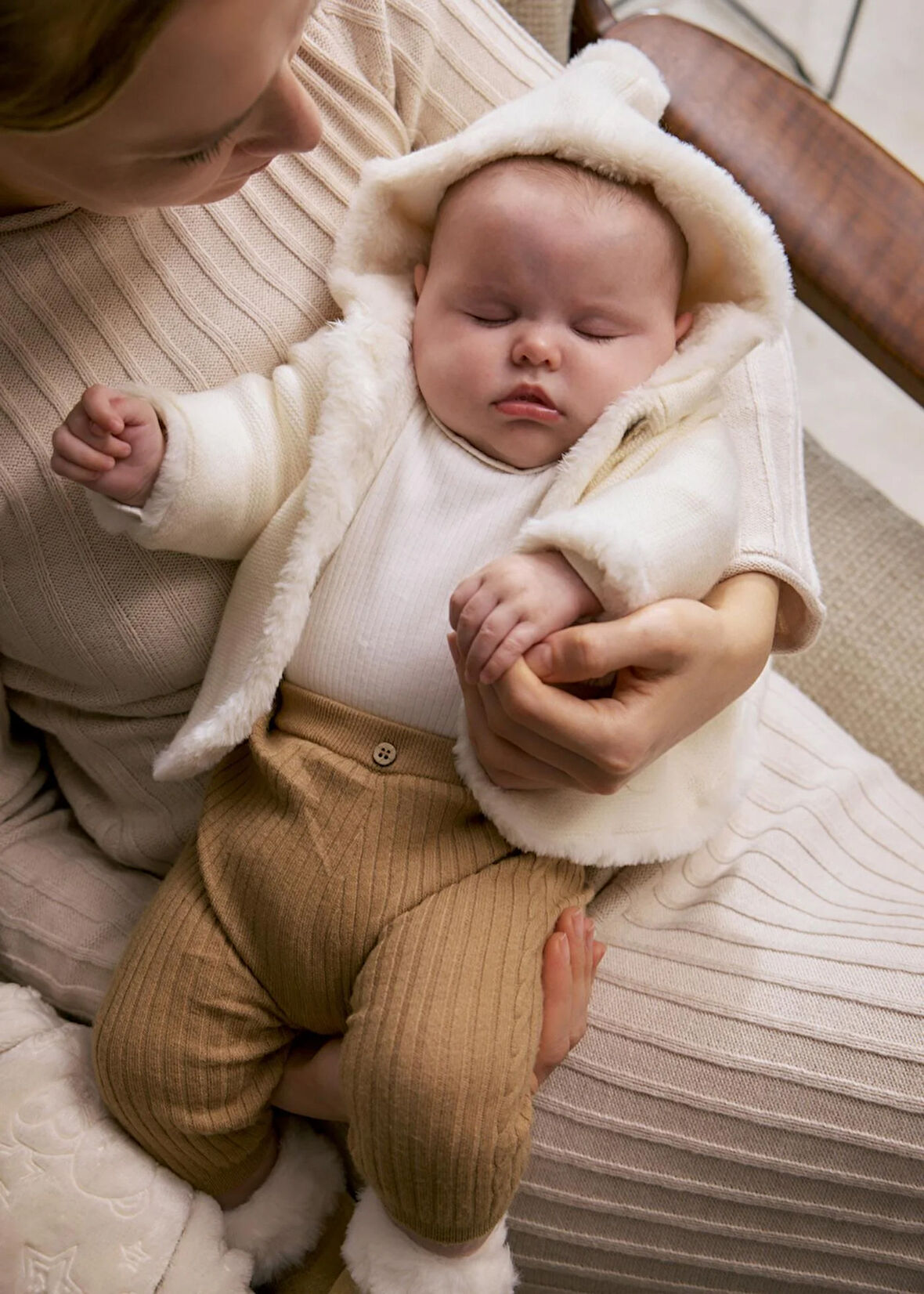 Mayoral Newborn Kız Bebek Triko Tayt