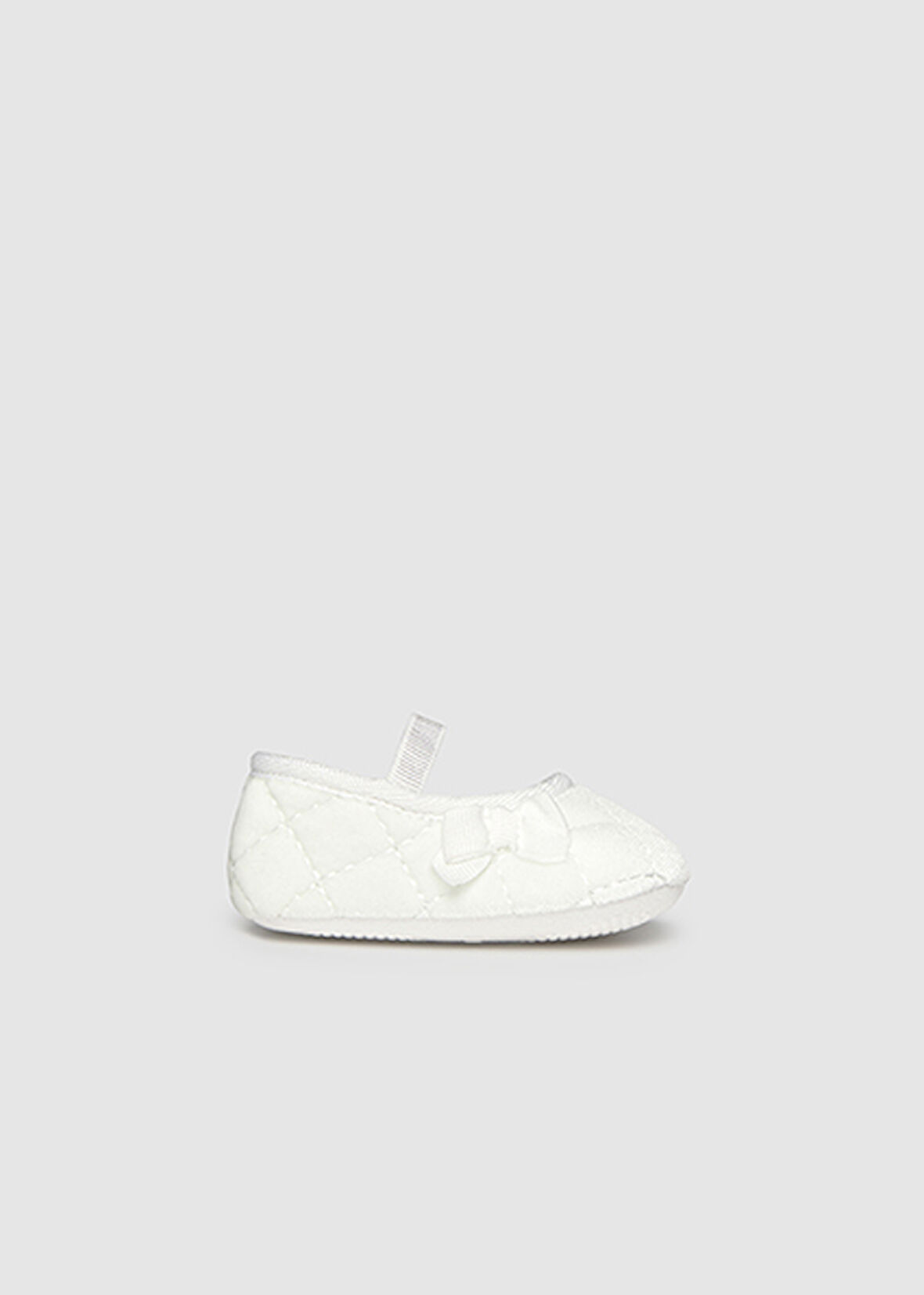 Mayoral Krem Kadife Bebek Ayakkabı 9964