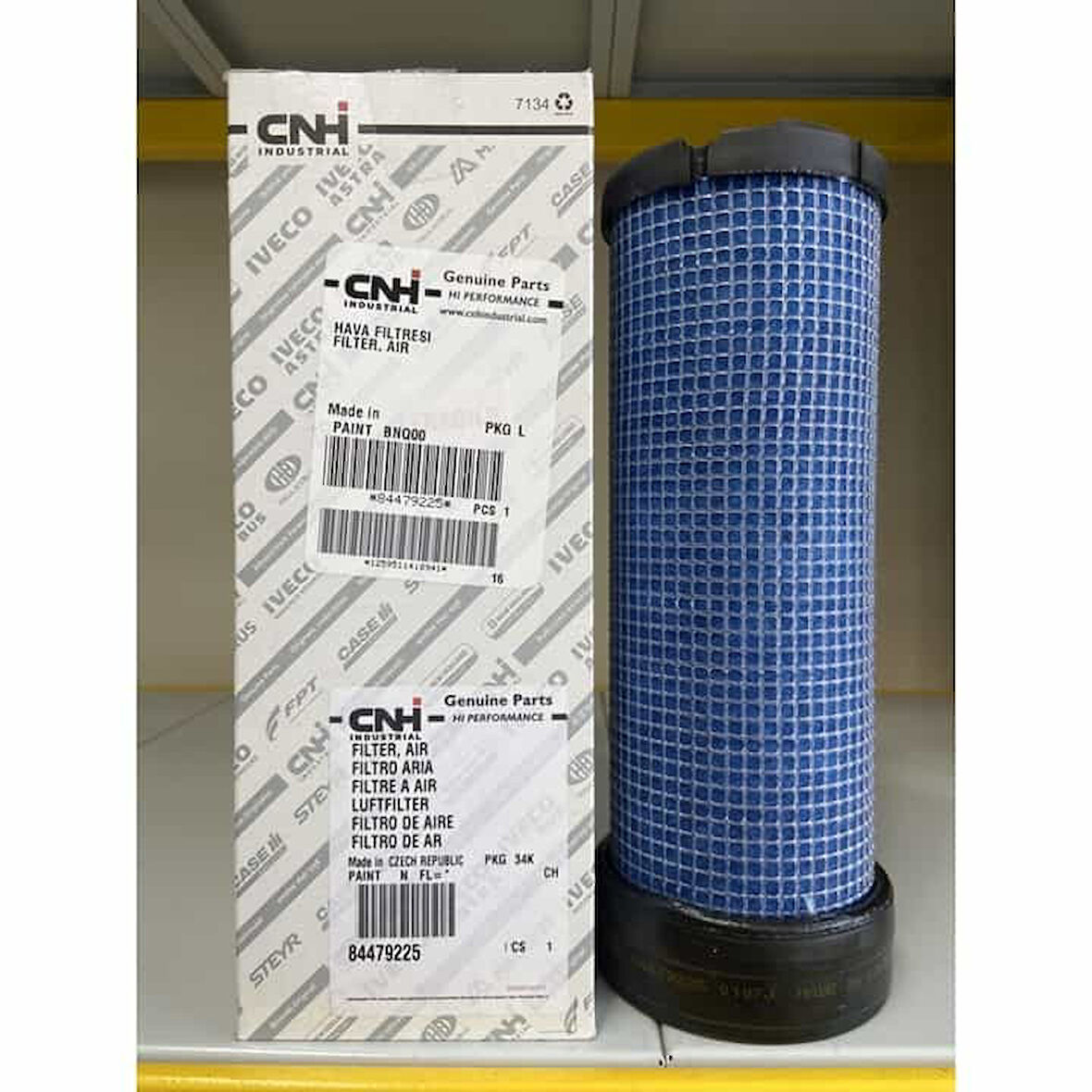 CNH 84479225 - Motor Iç Hava Filtresi (T5.105, T5.115 , Farmall C Serileri Ile Uyumludur) 84479225