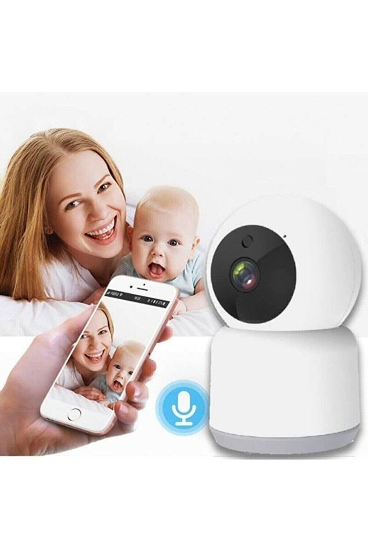 KALİTE 360 Derece Ve Gece Görüşlü Akıllı Kamera Ct-4050