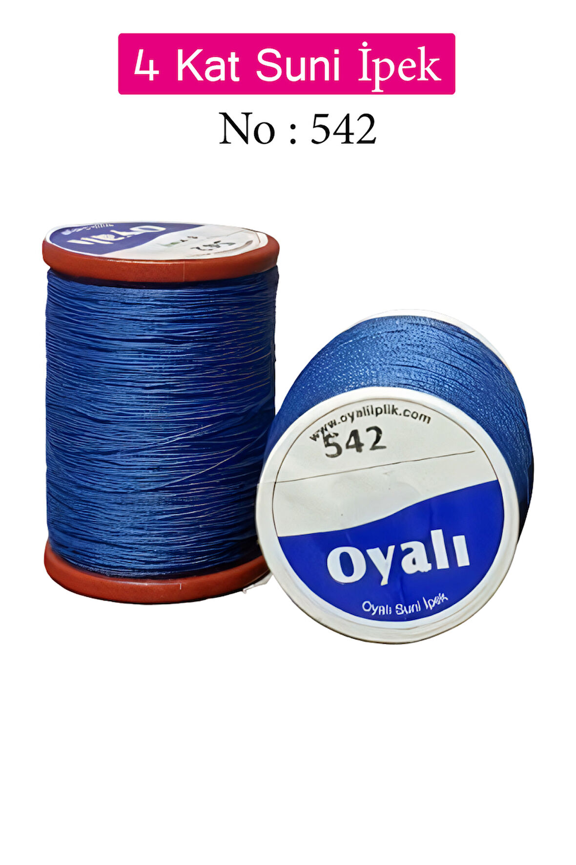 Oyalı 4 Kat Suni İpek İplik İğne Oyası Boncuk İpi Tığ Oyası No:542