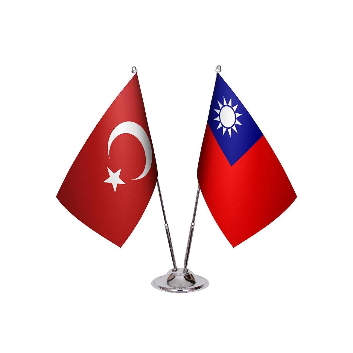 Tayvan İkili Masa Bayrağı