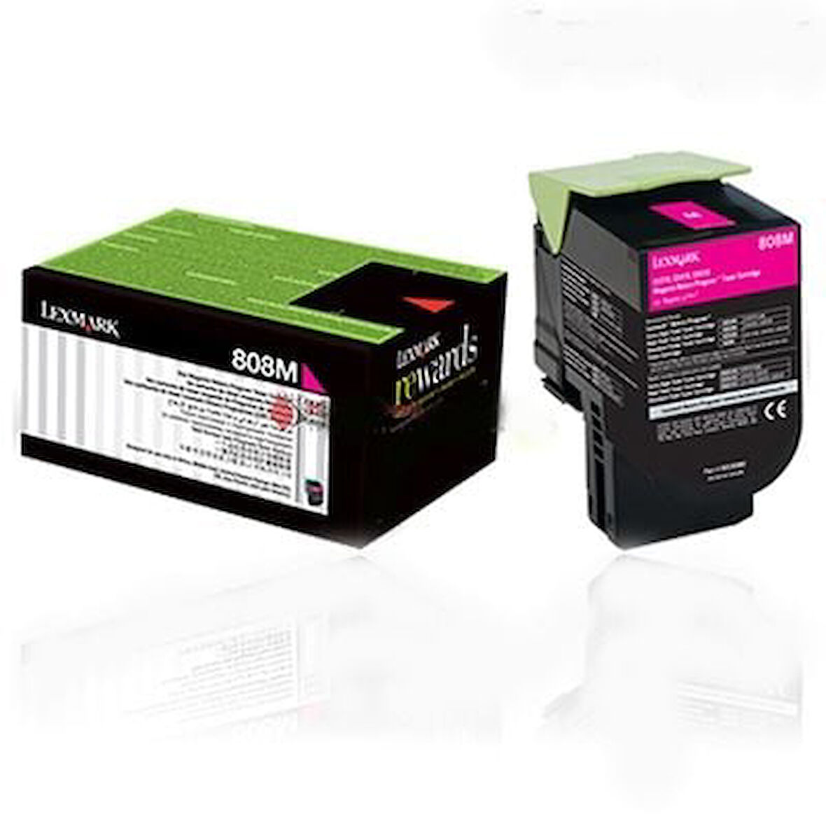 Lexmark 80C8XM0 (808XM) Kırmızı Magenta Orjinal Toner CX510